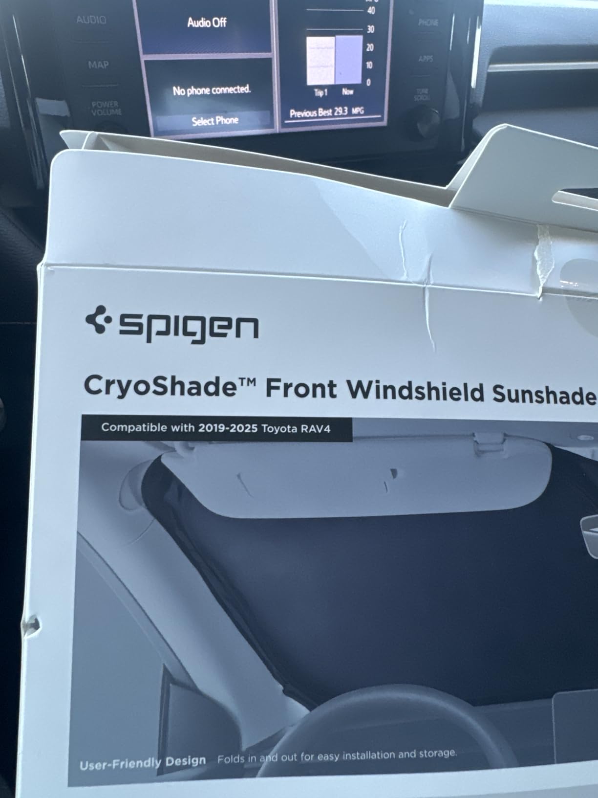 Spigen ZeroGap Windshield Sunshade for All Tesla Model Y & 3 customer photo 2