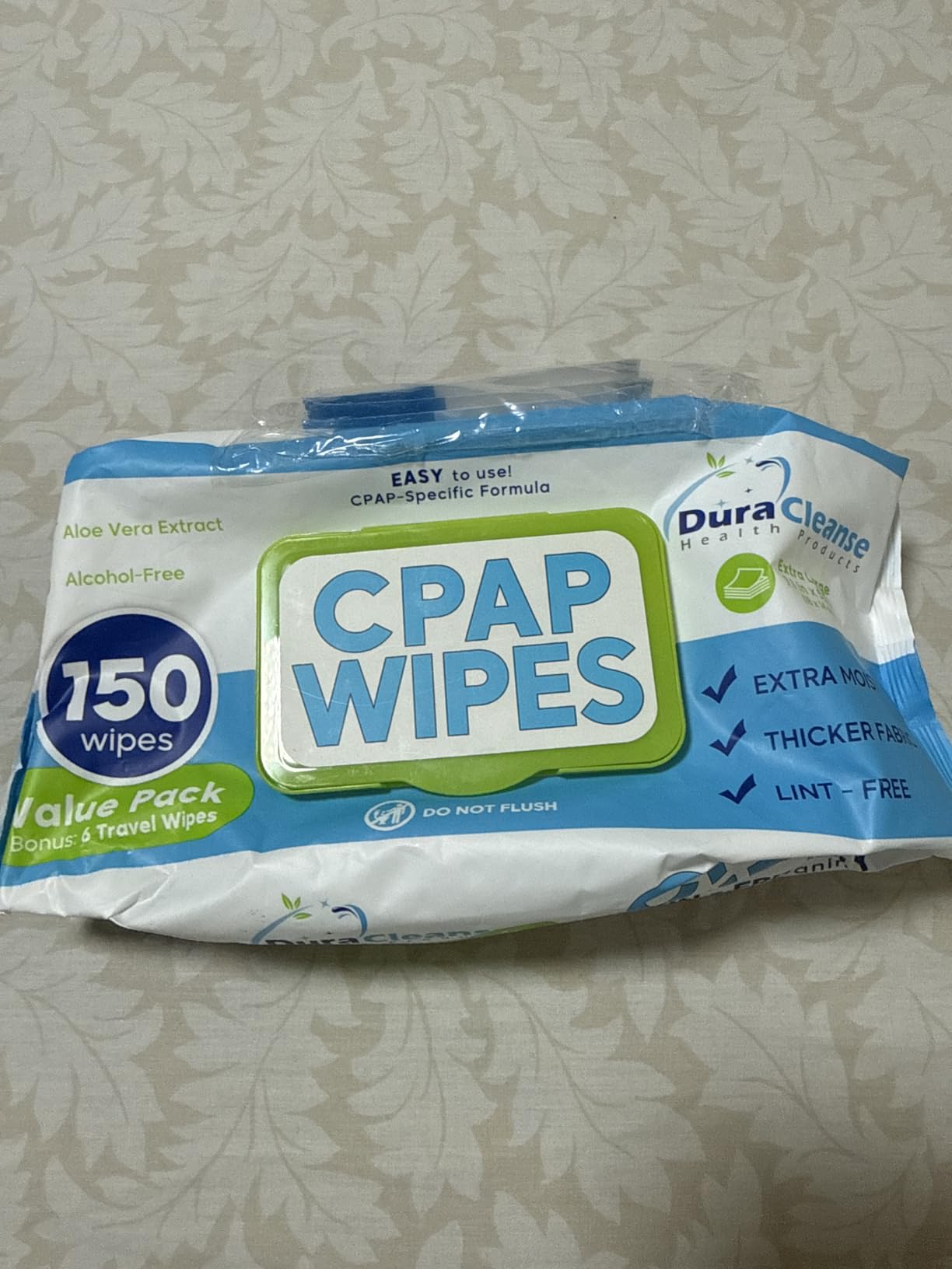 CPAP Wipes - XL & Moist Unscented CPAP Cleaner - 300 Ct + 12 customer photo 1