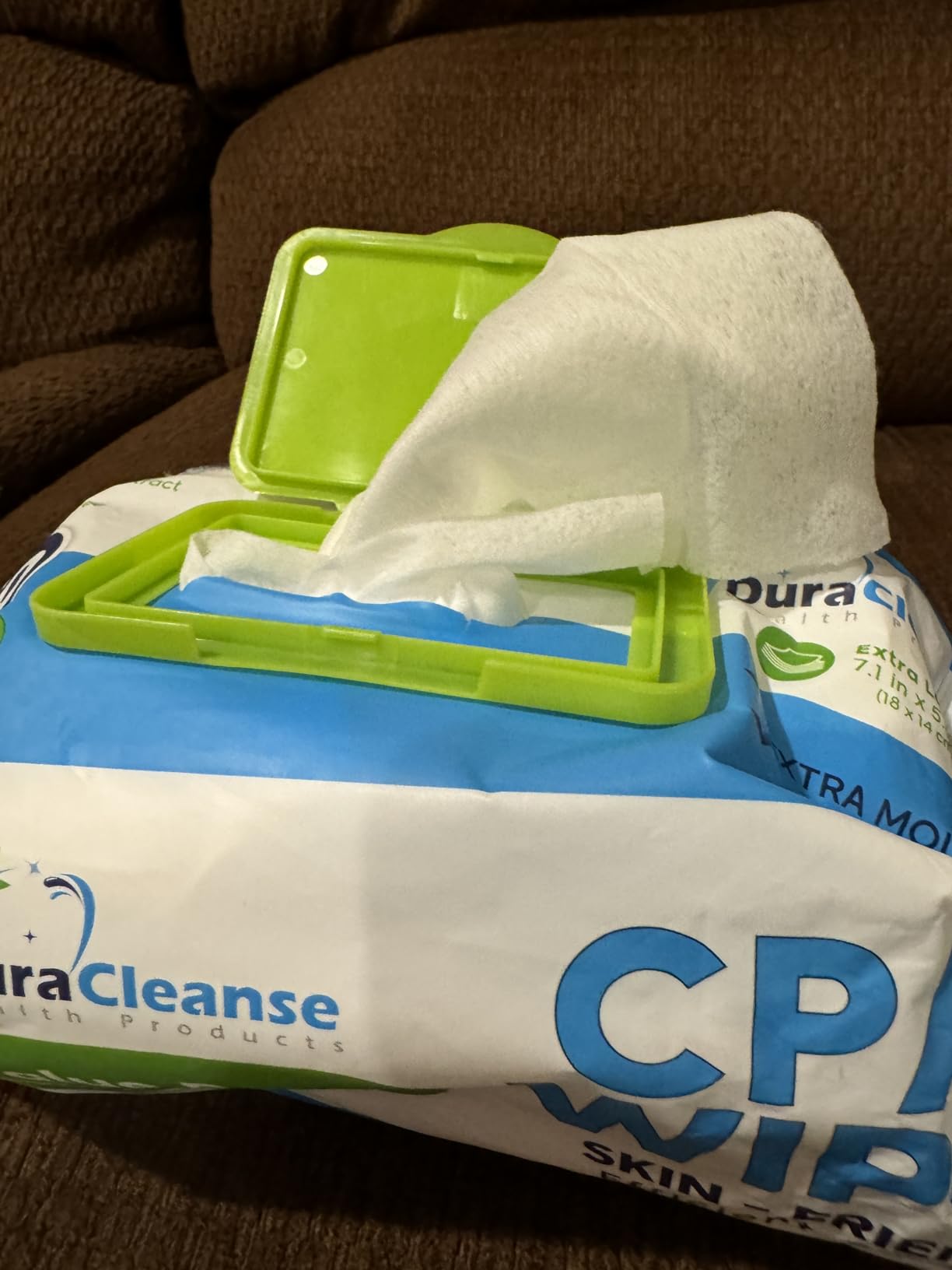 CPAP Wipes - XL & Moist Unscented CPAP Cleaner - 300 Ct + 12 customer photo 2