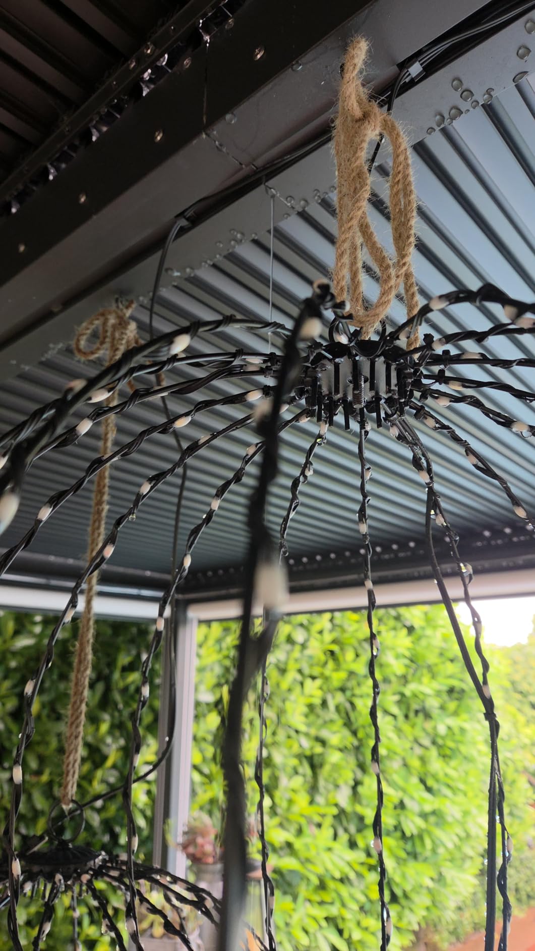 PURPLE LEAF Louvered Pergola 10' x 14' 94AS Wind Resist Dry System Gray customer photo 1
