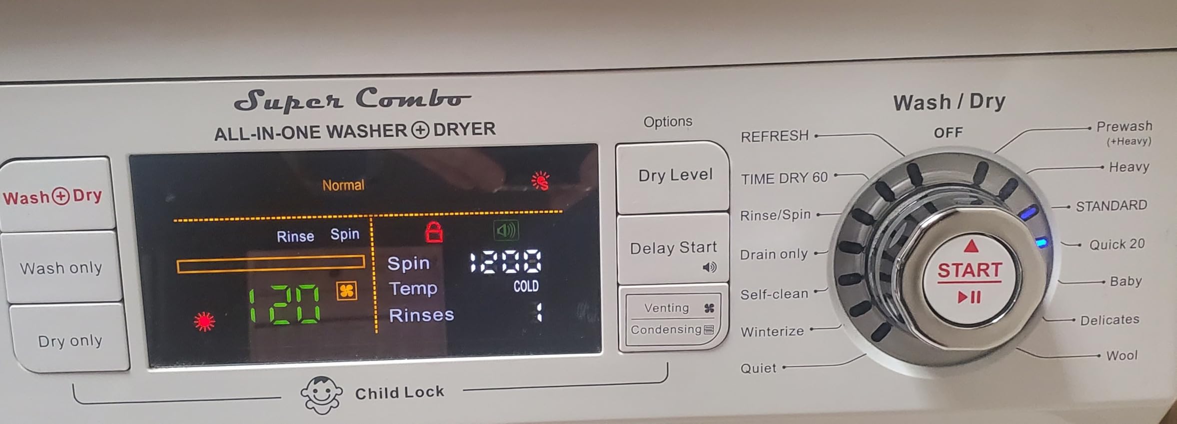Equator All-in-One Compact Washer Dryer Combo, 1.62 Cu.Ft, White customer photo 1