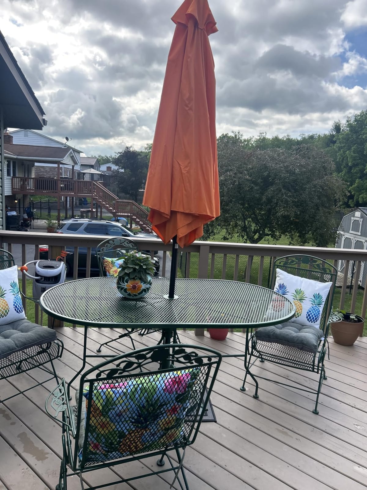 Best Choice Products 10ft Outdoor Patio Umbrella, Outdoor Table Umbrella, Yard Umbrella, Market Umbrella with 6 Sturdy Ribs, Push Button, Tilt and Crank - Navy Blue customer photo 1