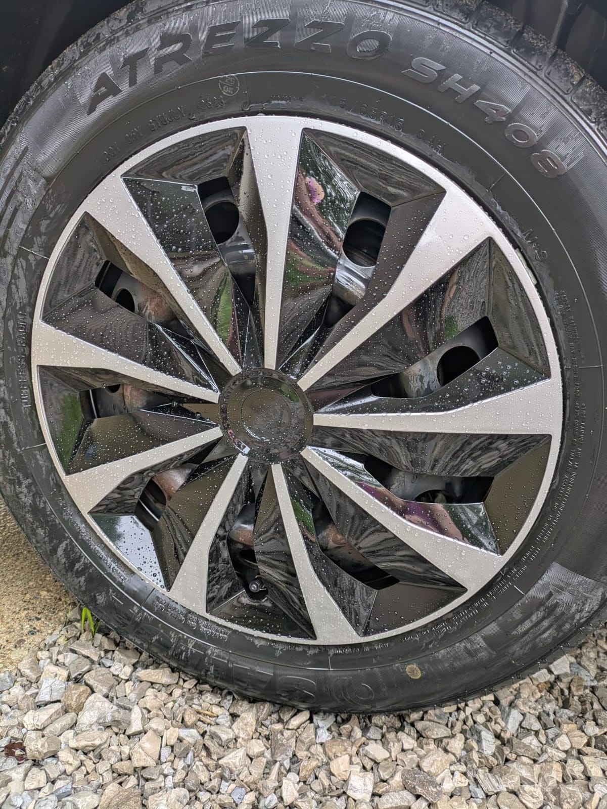 16 inch Hubcaps ABS Replacement for Steel Wheel（Non-Alloy） Snap-on Set of 4 customer photo 1