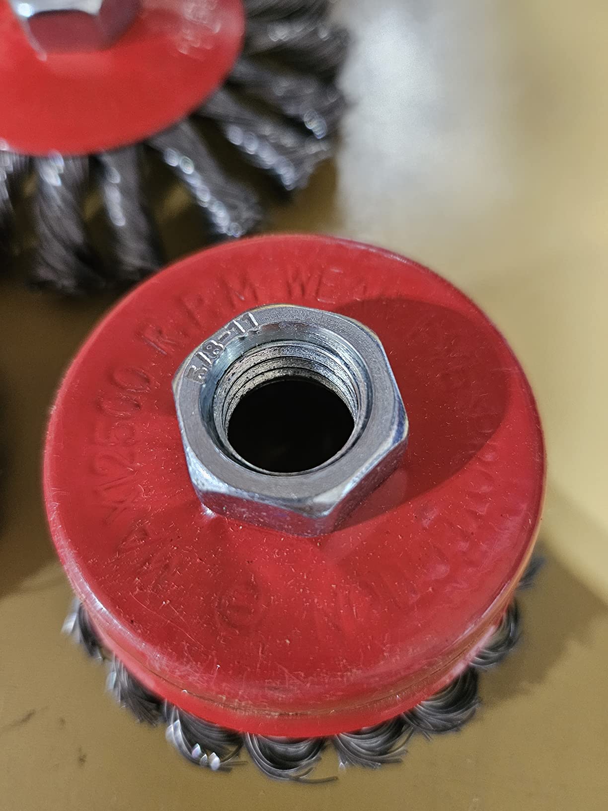 3 Pack Wire Wheel Brush for Angle Grinder, 5/8