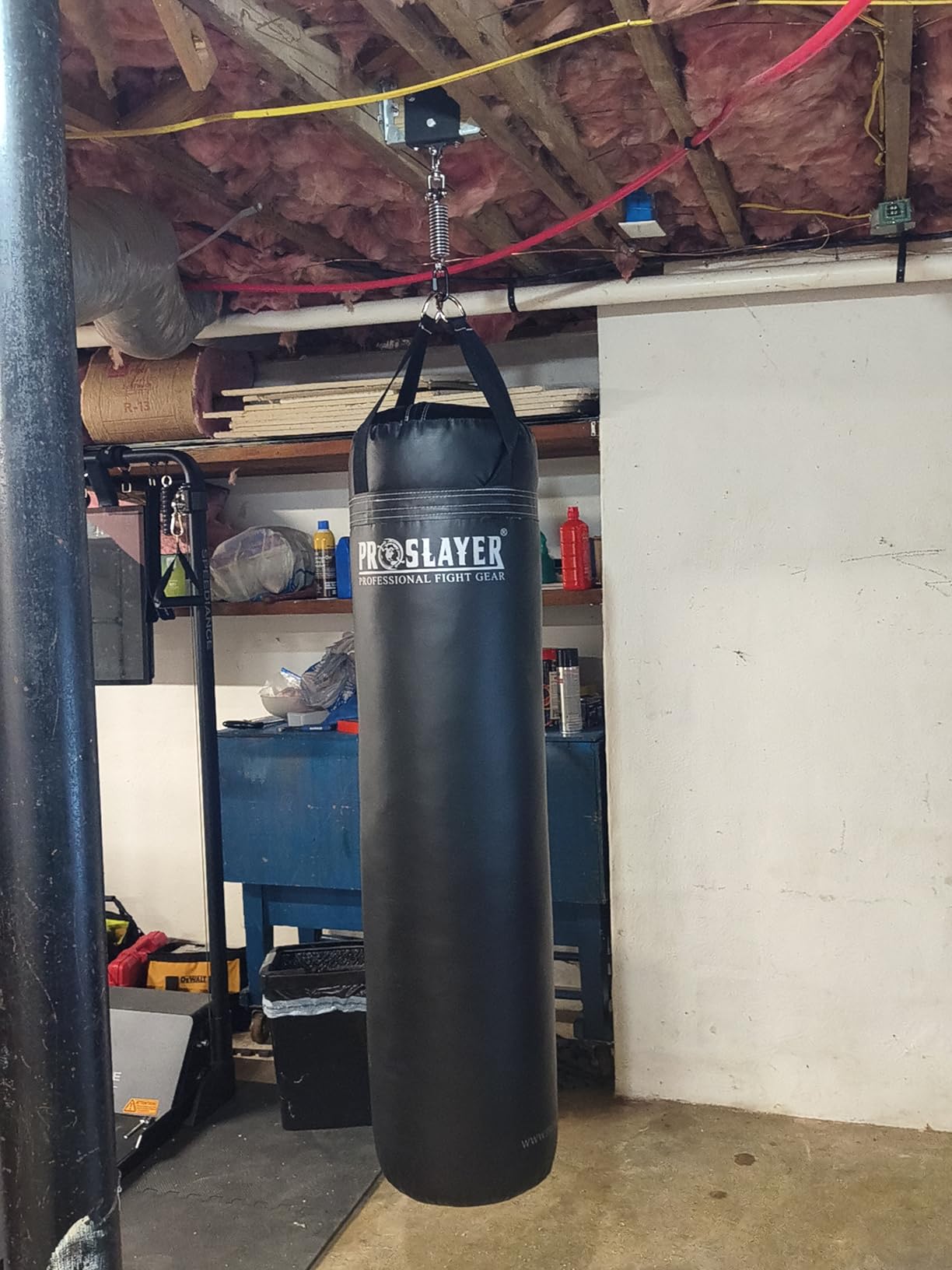 100lb Boxing MMA Heavy Punching Bag - Black - Made in USA - Filled customer photo 2