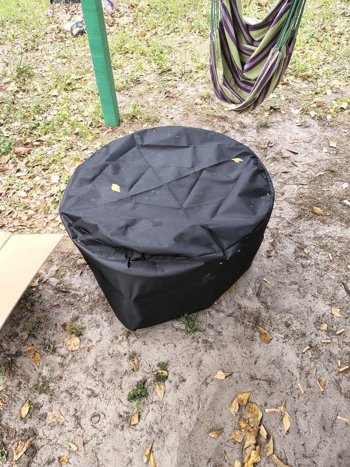 OutVue 36 Inch Fire Pit with 2 Grills,Wood Burning Fire Pits for Outside | Fire Pit with Lid, Poker & Round Waterproof Cover, BBQ& Outdoor Firepit & Round Metal Table 3 in 1 for Patio, Picnic, Party customer photo 1