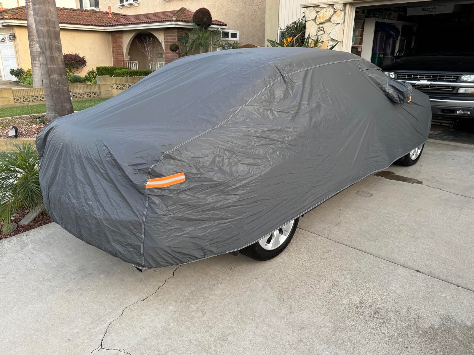 GUNHYI 16 Layers Car Cover Waterproof All Weather for Coupe Heavy Duty customer photo 2
