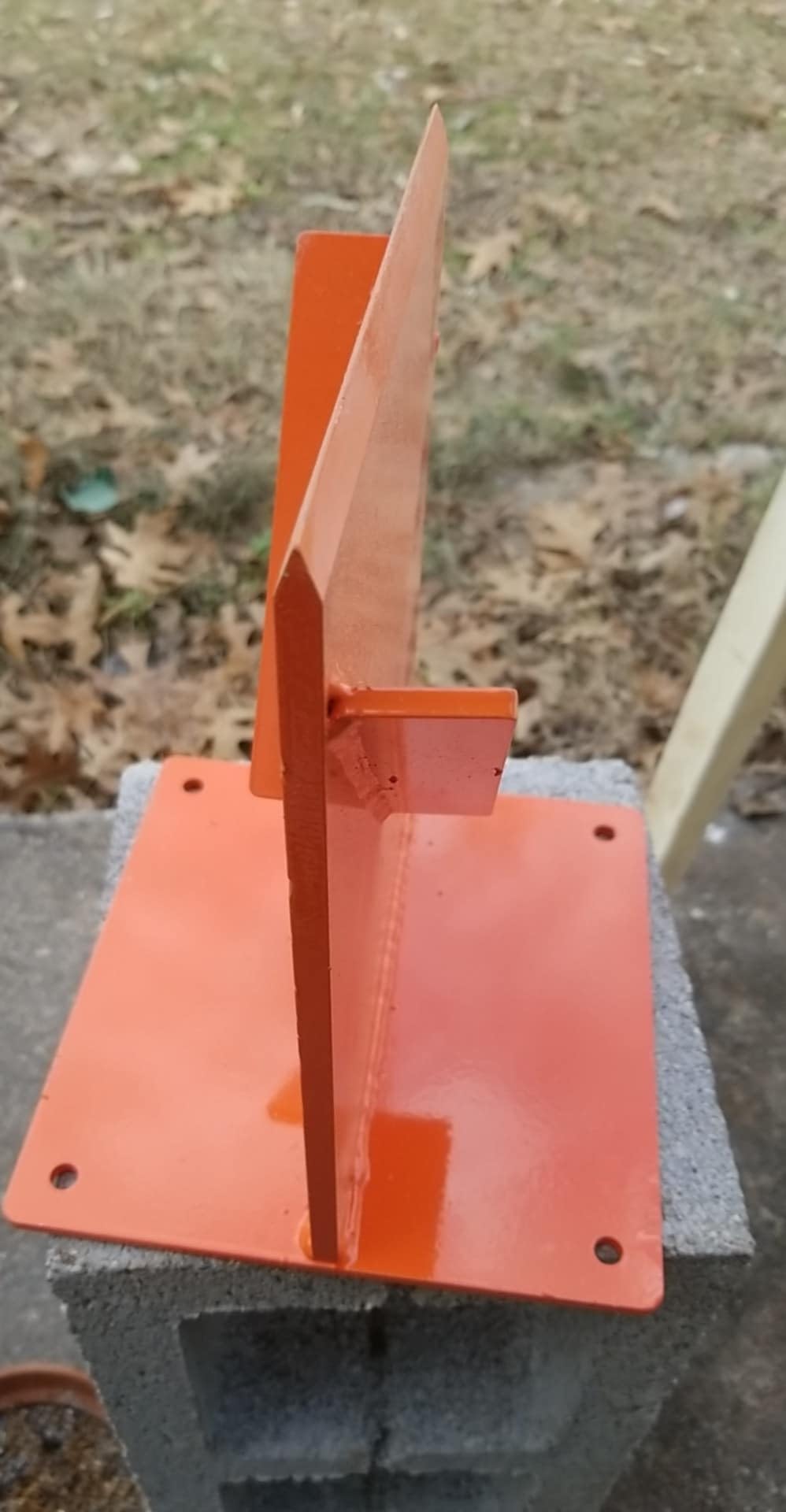 Hi Flame Firewood Kindling Splitter for Wood Stove Fireplace and Fire Pits Wood Splitting Wedge Manual Log Splitter Wedge (Black) customer photo 1