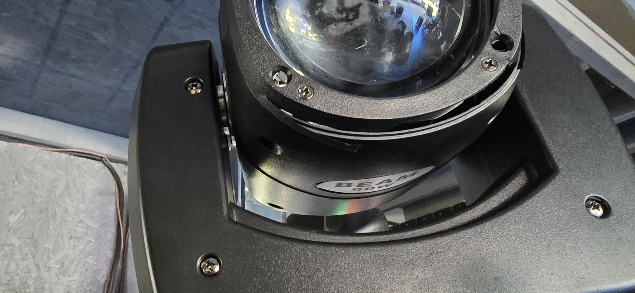 90W LED Moving Head DJ Lights Mini Beam Stage Lights Super Bright Spot RGBW 4IN1 DMX 512 13CH Sound-Activated for Wedding DJ Party Stage Lighting (90W, 2) customer photo 2