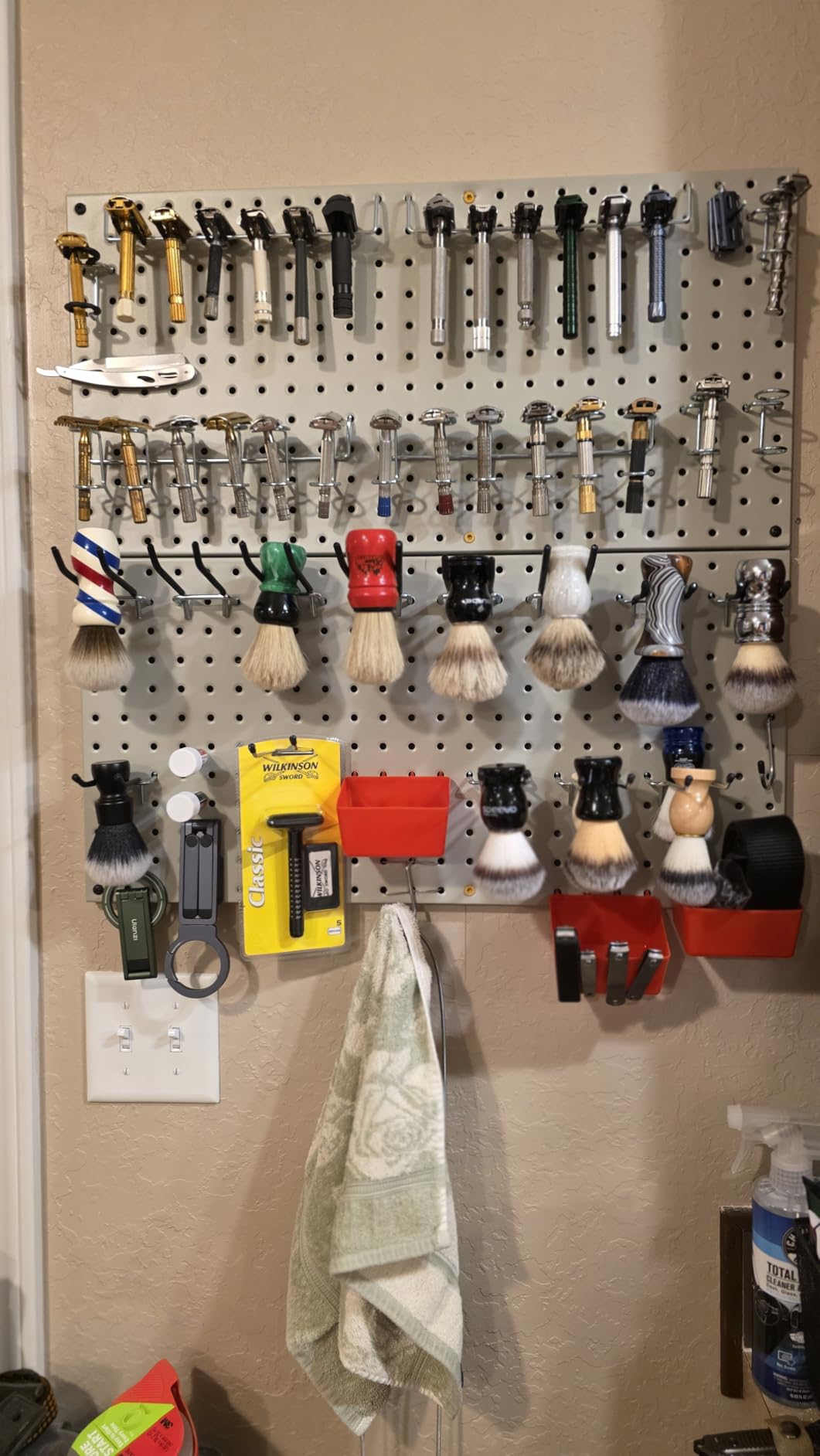 Ultrawall Metal Pegboard Wall Panels, Peg Boards for Garage Tool Storage customer photo 2