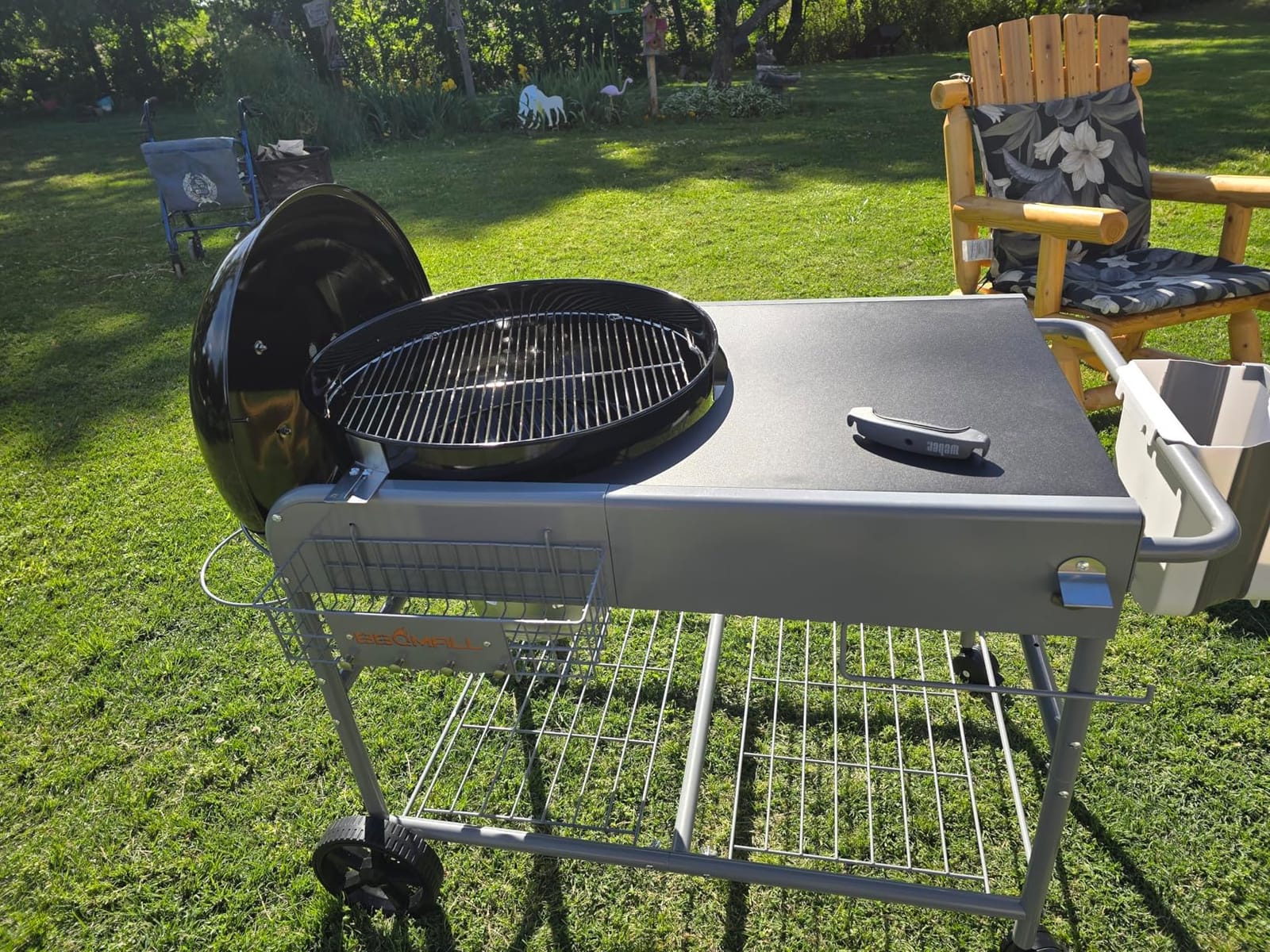Pizza Oven Table Grill Cart for Ninja Woodfire, Blackstone Griddle, Ooni customer photo 2