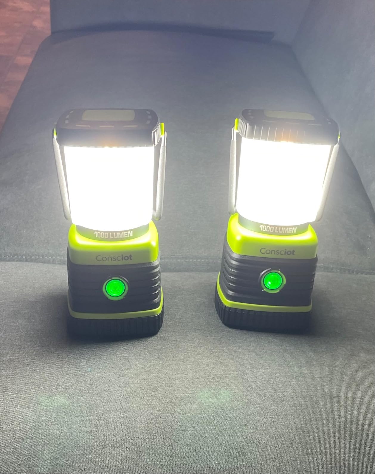 Consciot 1000LM LED Camping Lantern Rechargeable, 4 Light Modes, Dimmable customer photo 1