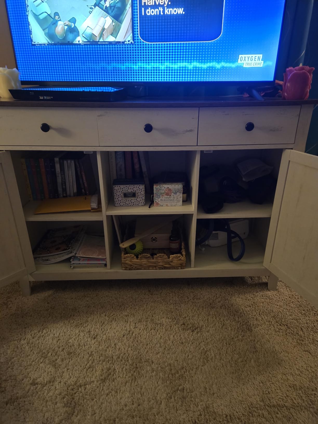 VASAGLE Buffet Cabinet, Coffee Bar with a Drawer, Adjustable Shelf customer photo 1