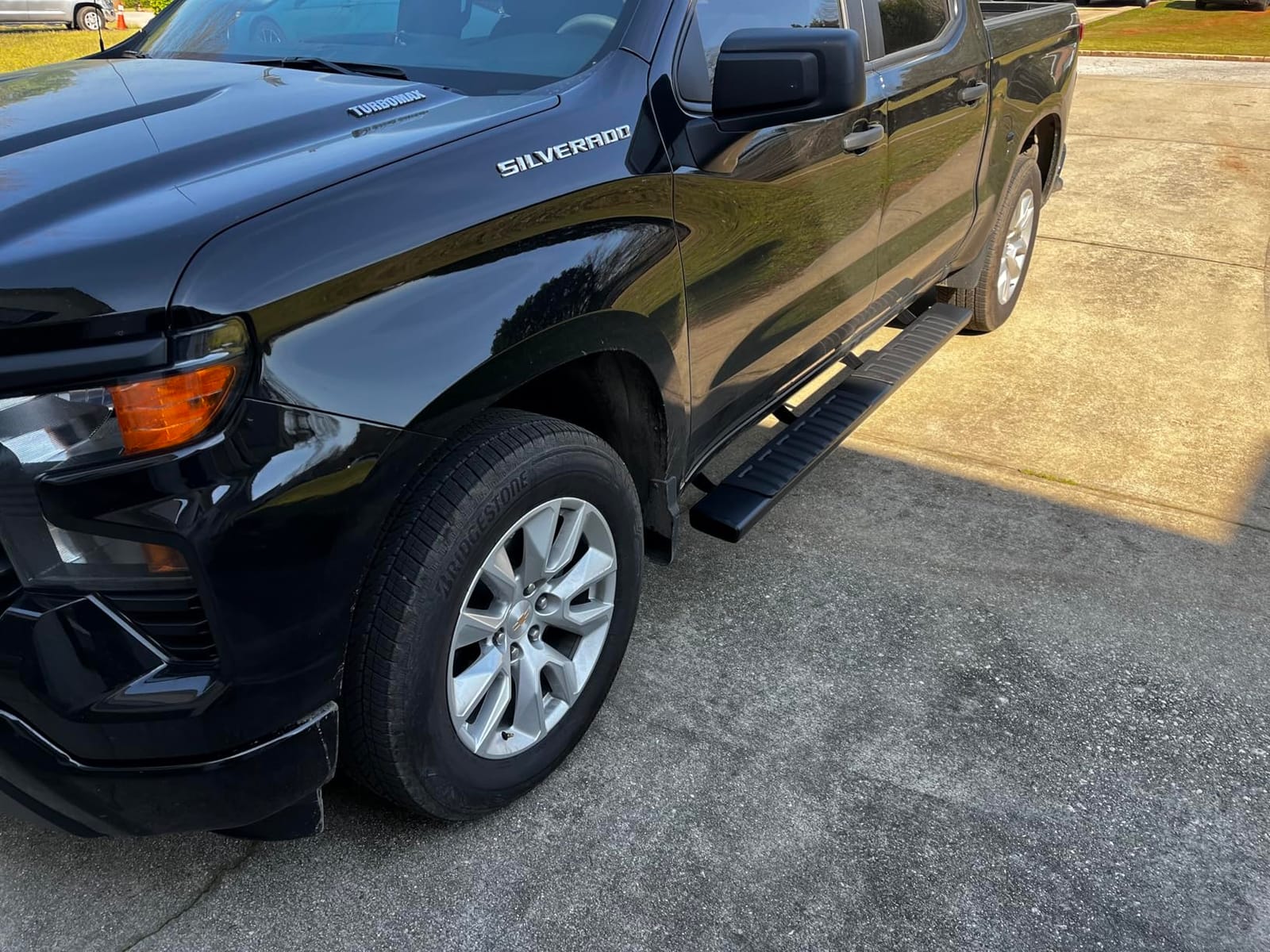 AUTOSAVER88 Running Boards Compatible with 2019-2026 Silverado/Sierra 1500 | Crew Cab Side Steps Fit 2020-2026 Chevy/GMC 2500HD 3500HD Aluminum Nerf Bars (Excl. 2019 1500 LD) customer photo 1