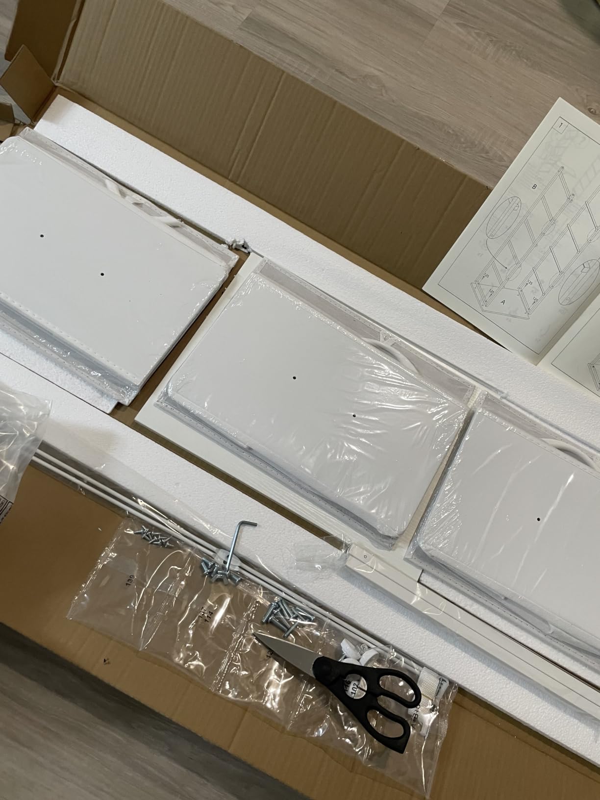 Somdot Small Dresser for Bedroom, 3 Drawer Storage Cabinet, White customer photo 1