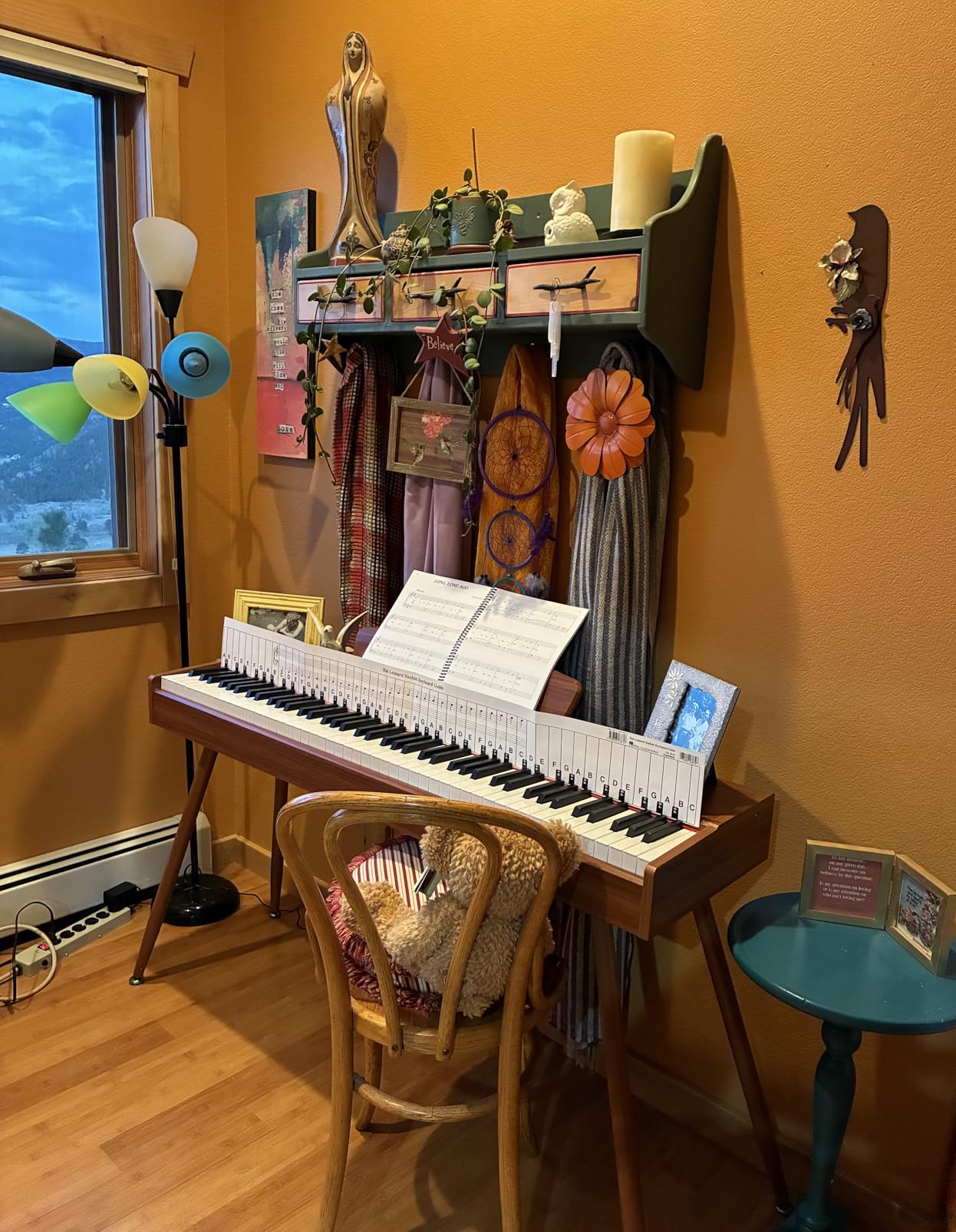 Donner DDP-80 Electric Piano 88 Keys Weighted Piano, Hammer Mechanism II, Home Digital Pianos Full Size Keyboard with Stand, Triple Pedal, USB MIDI and Headphone Jack, Walnut Wood Colour customer photo 2