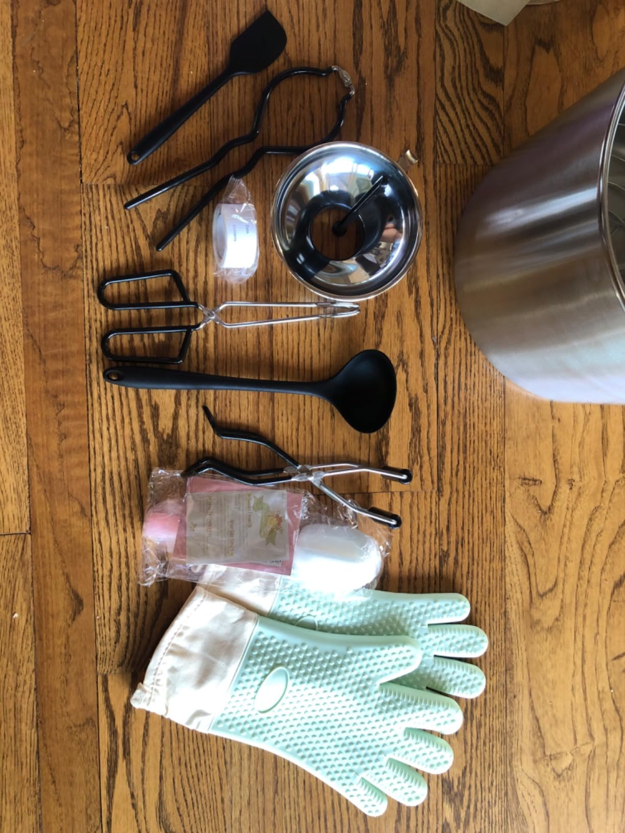 Canning Pot-Canning supplies starter kit, Canning Tool Kits Set for Beginners, Stainless Steel Water Bath Canner Kit with rack for canning customer photo 2