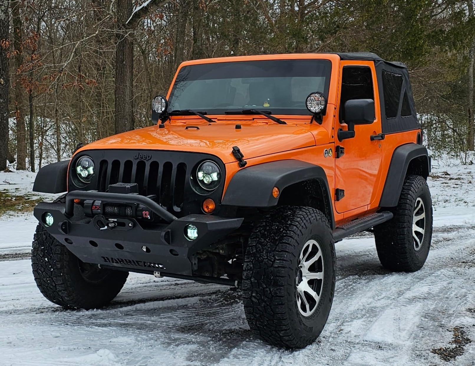 OPENROAD 13500 lb Recovery Winch with Synthetic Rope and 2 Wireless Remotes - IP68 Waterproof 12V Electric Winch for Jeep, SUV, Truck & Trailer - Panther Series 3S customer photo 1