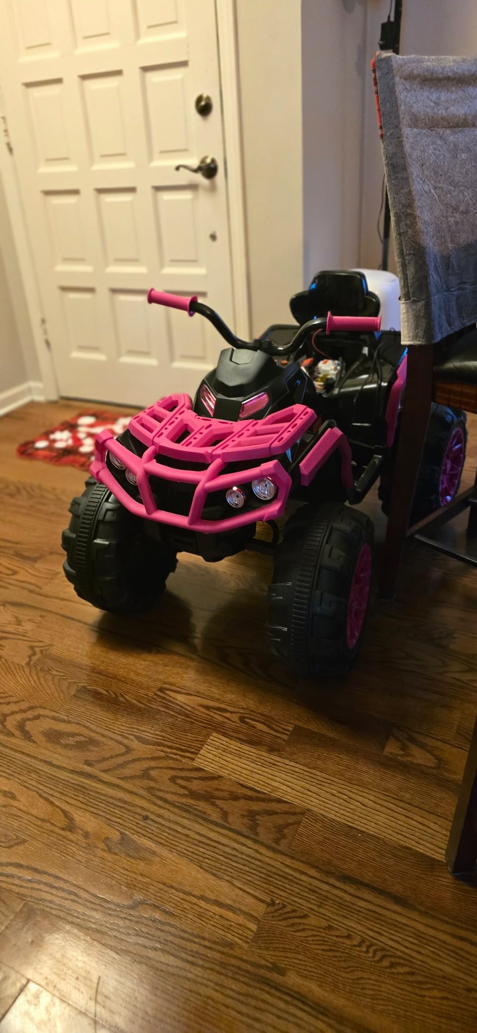 Best Choice Products 12V Kids Ride-On Electric ATV, 4-Wheeler Quad Car Toy w/Bluetooth Audio, 3.7mph Max Speed, Treaded Tires, LED Headlights, Radio - Blue customer photo 1