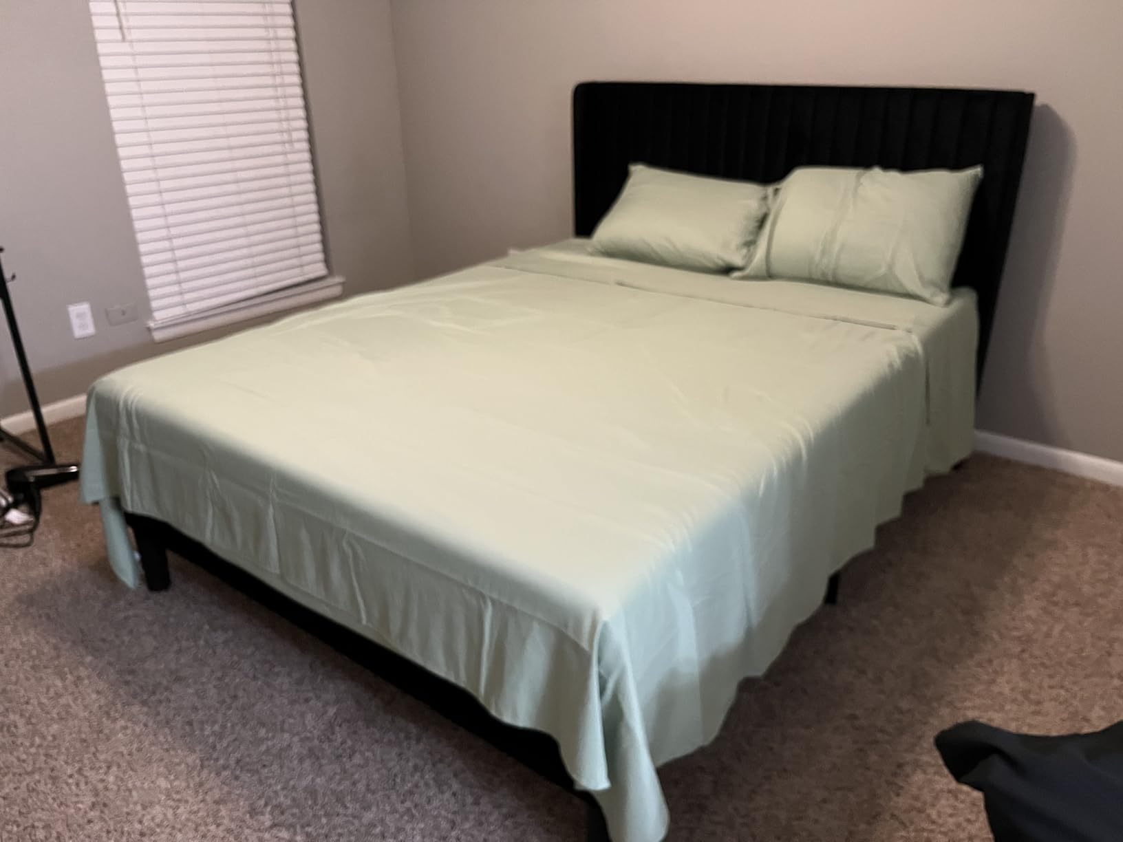Zinus 12 Inch Queen Green Tea Memory Foam Mattress, Medium Firm Feel customer photo 1