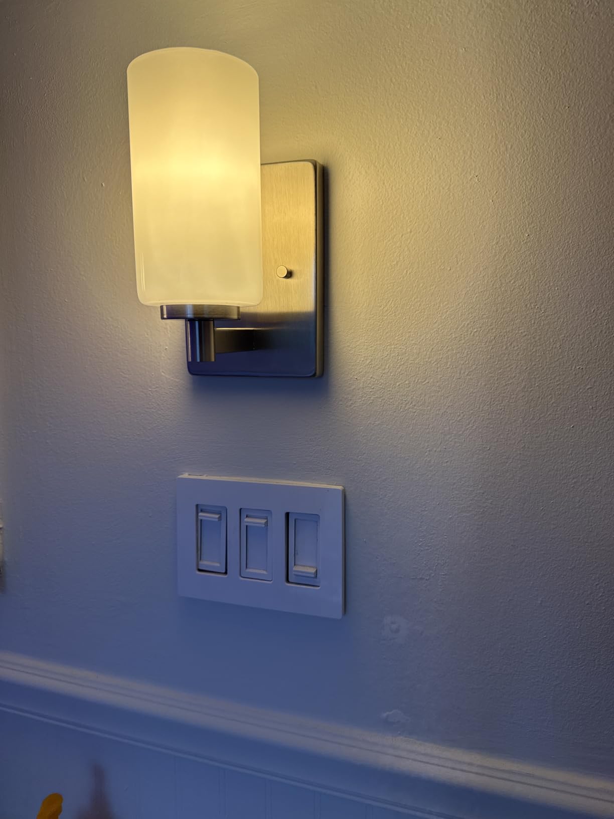 Kalium Wall Sconces Set of Two, Modern Matte Black Vanity Wall Lights customer photo 1