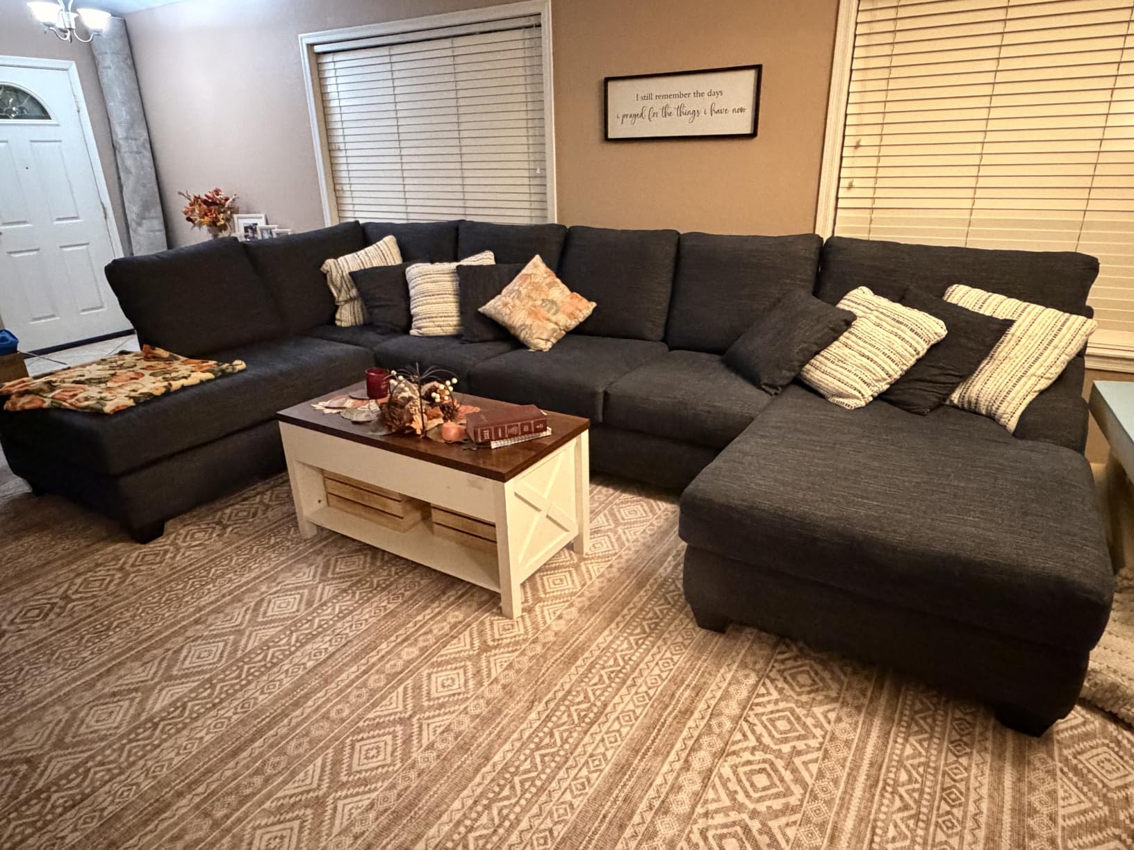 cotiled Washable Area Rugs Boho Living Room Rug Non Slip customer photo 2