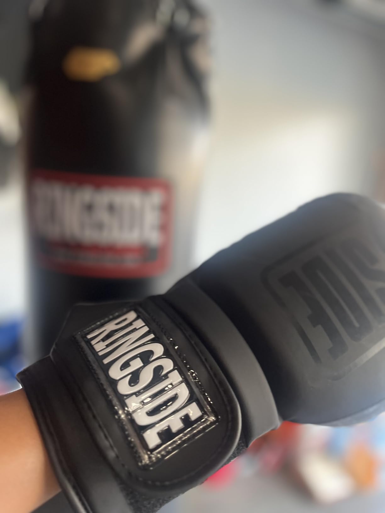 Ringside Apex Flash Sparring Gloves, IMF-Tech Boxing Gloves with Secure Wrist Support, Synthetic Boxing Gloves for Men and Women customer photo 1