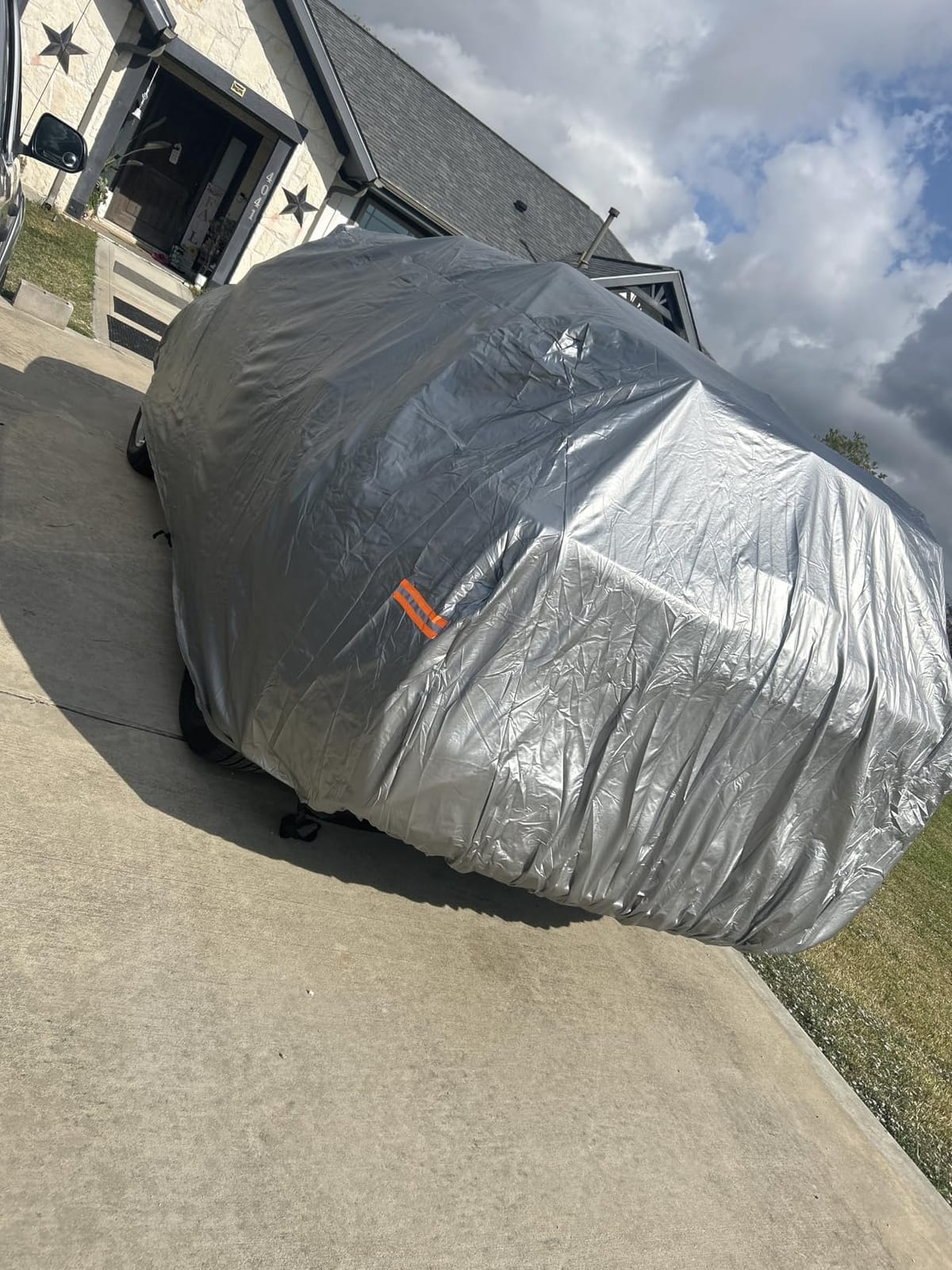 Motor Trend SafeKeeper All Weather Black Car Cover - Advanced Protection Formula - Waterproof 6-Layer for Outdoor Use, for Sedans Up to 210