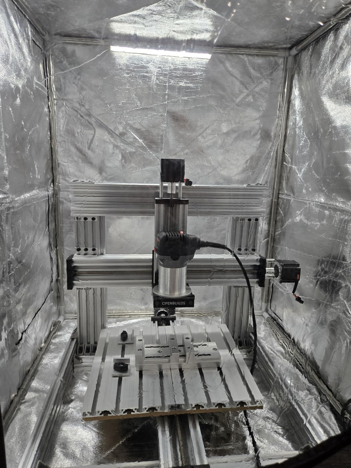 Large 3D Printer Enclosure 29.5W*29.5L*35.4H Inches Shield Cover Resin 3D Printer Fireproof Tent Filament Dryer Dust Cover Compatible with Bambulab X1 P1P P1PS, Ender 3 Ender 5 Plus customer photo 2