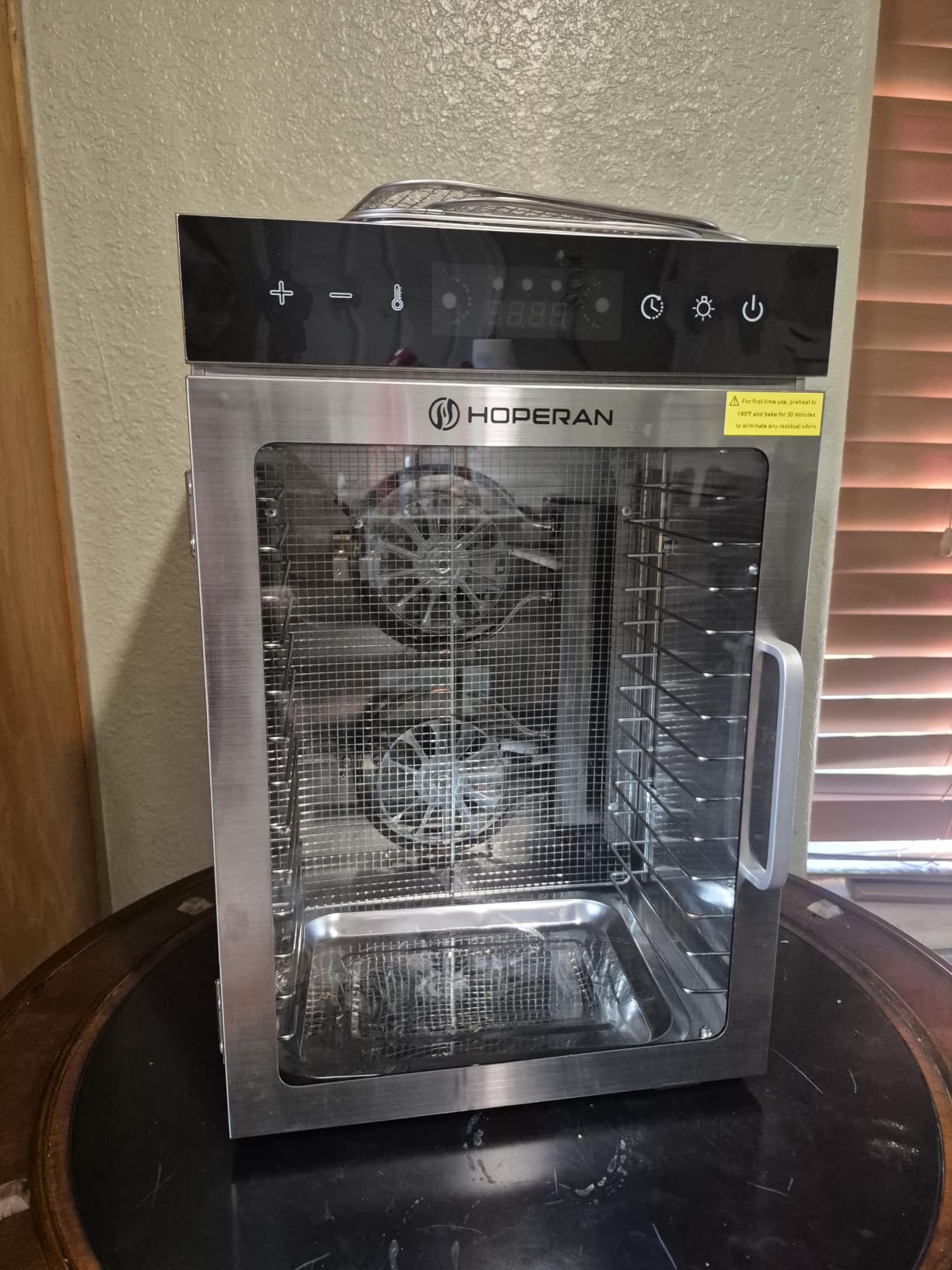 HOPERAN 12 Tray Food Dehydrator Machine for Jerky, Fruit, Herb & Dog Treats customer photo 2