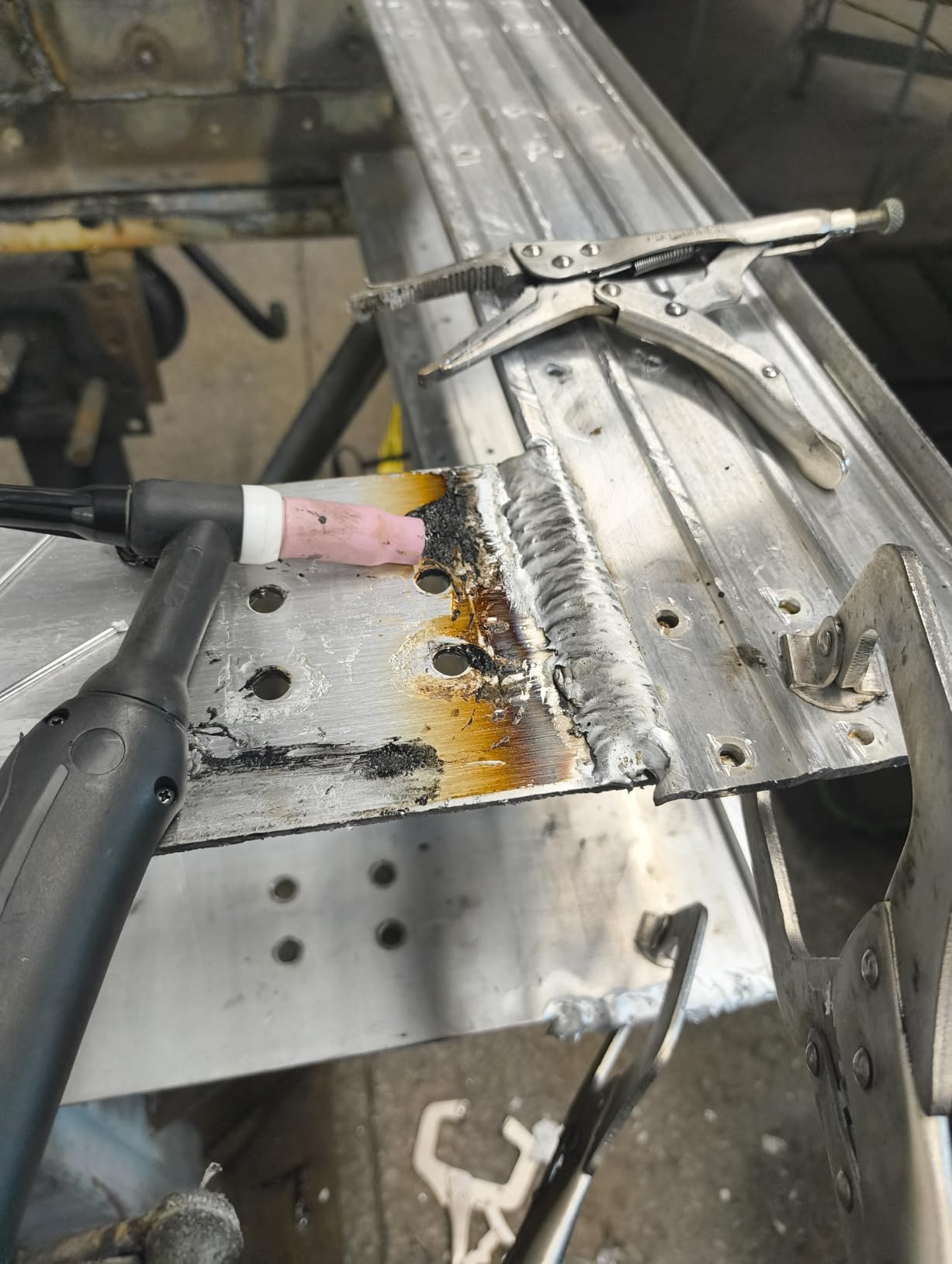Sunstac 250A Aluminum TIG Welder with Pulse ACDC Foot Pedal Control customer photo 2