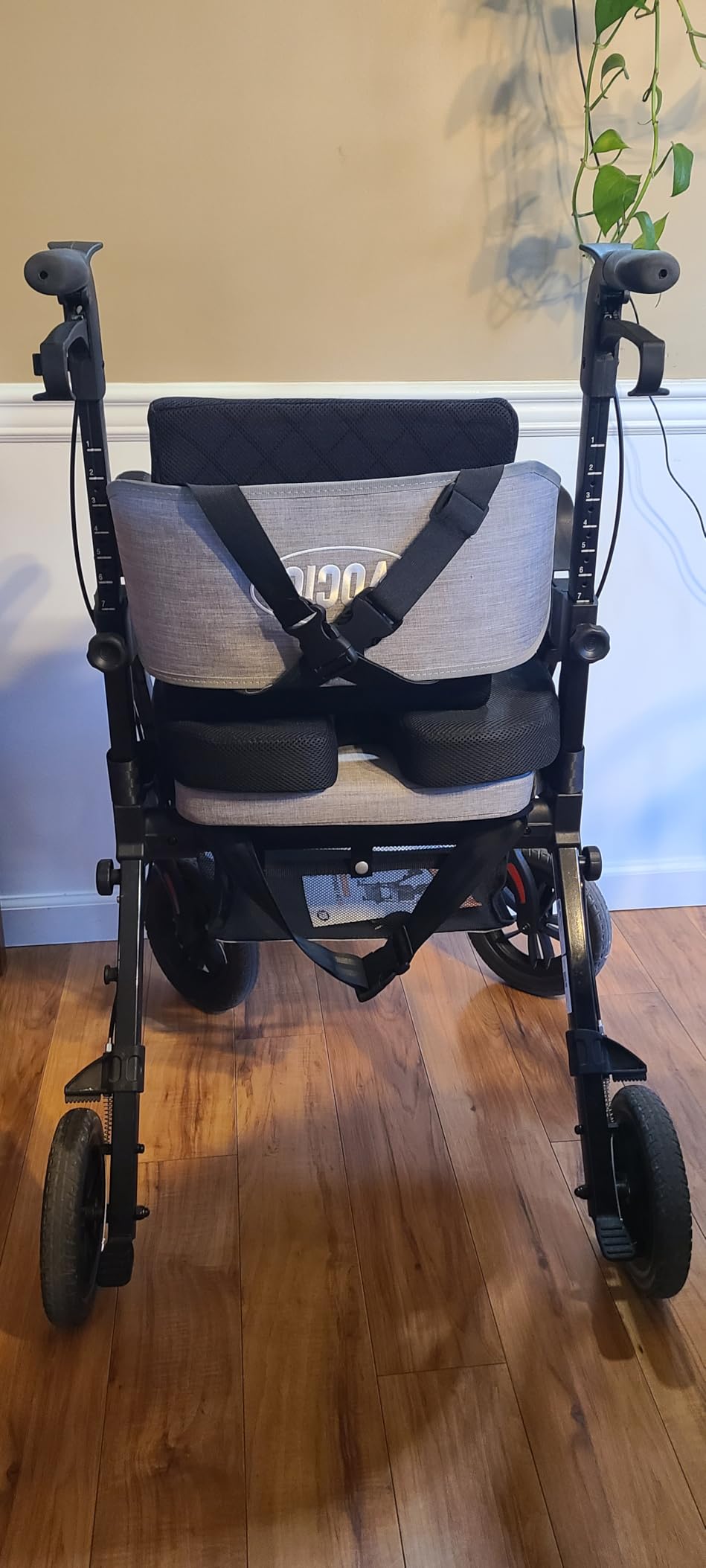 VOCIC Z51 Walker for Seniors, 2 in 1 Walker Wheelchair Combo, All Terrain customer photo 2