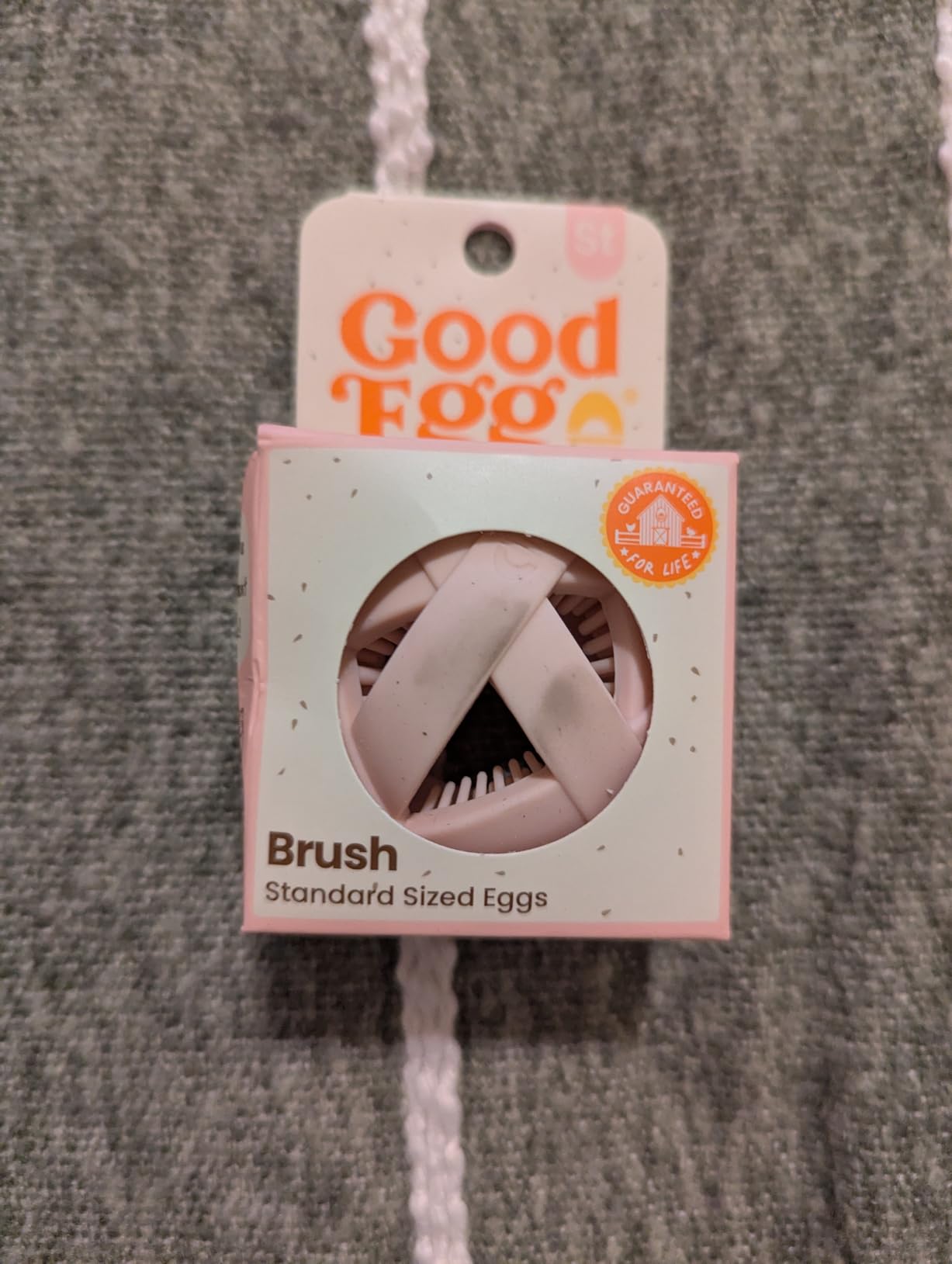 GoodEgg The Original Egg Brush, Silicone Egg Cleaning Brush for Farm Fresh Eggs, Chicken Coop Cleaning Tools, Egg Washer, Chicken Coop Accessories, Large to XL Sized Eggs, Green, As Seen On Shark Tank customer photo 1