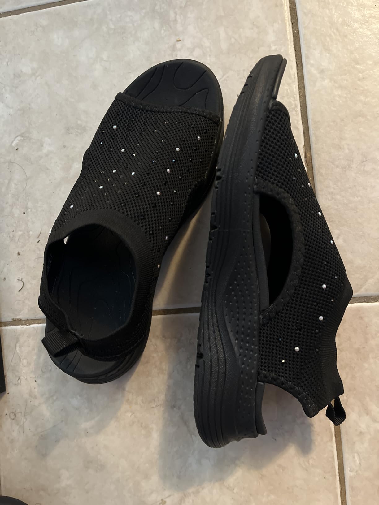 Women Walking Sandals Arch Support Orthotic Comfortable Plantar Fasciitis Non-slip Casual Open Toe Sport Sandals for Athletic Summer Beach customer photo 1