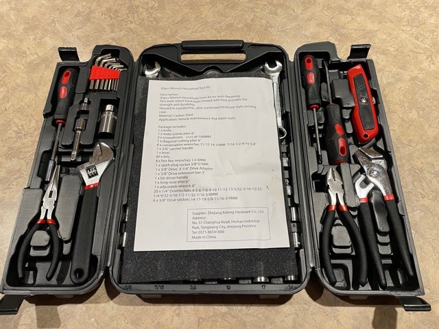 TLGREEN 95-Piece Mechanic Tool Set with Storage Case, Yellow customer photo 2