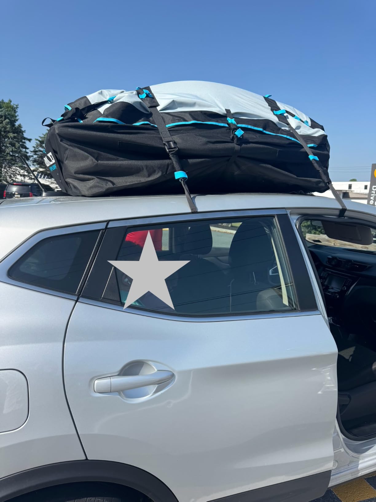 Rooftop Cargo Carrier 15 Cu Ft, Waterproof Soft Shell Roof Bag customer photo 2