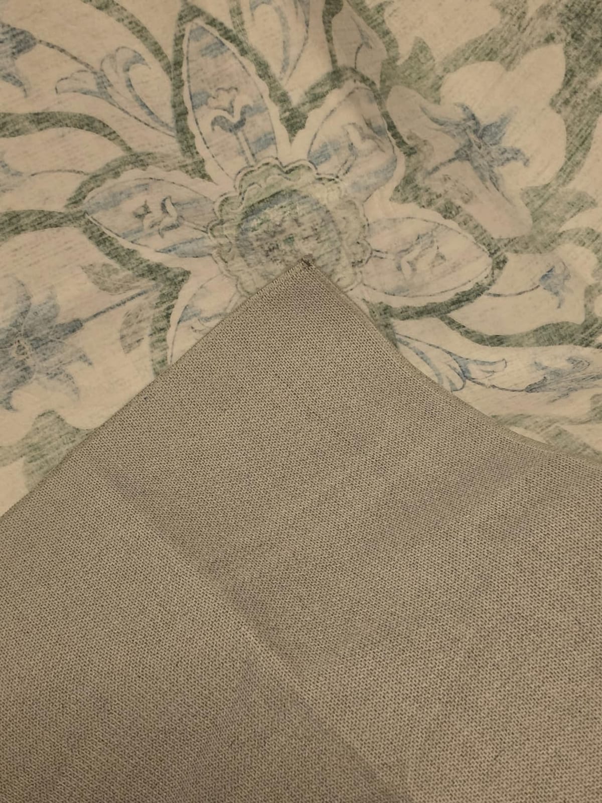 RELEANY Washable Area Rug, 8'x10', Brick/Brown/Green customer photo 1