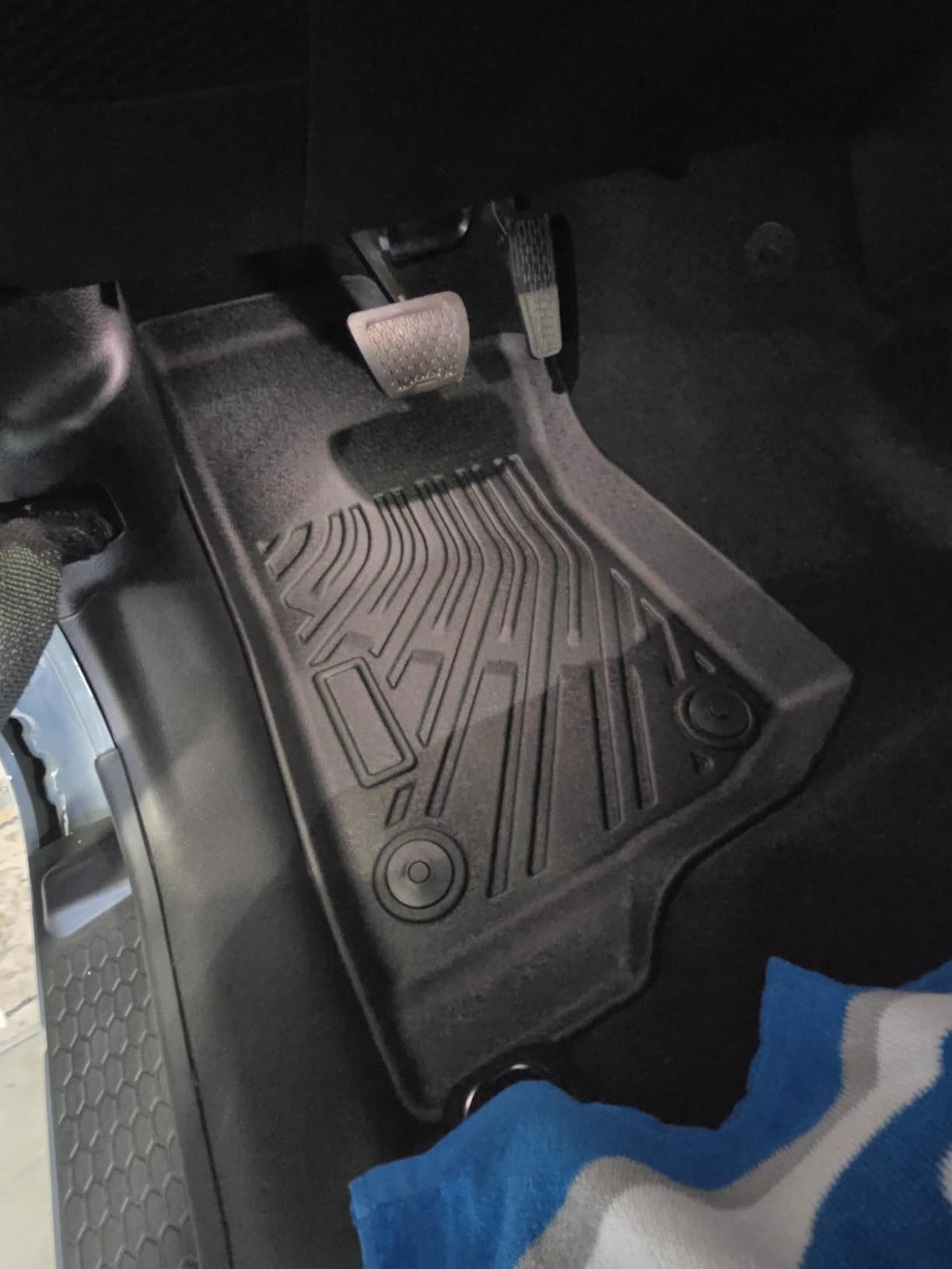Powerty Floor Mats for 2015-2025 Ford F-150 SuperCrew/F150 Lightning All Weather 3D TPE Anti-Slip Truck Liners for 1st & 2nd Row Accessories customer photo 2