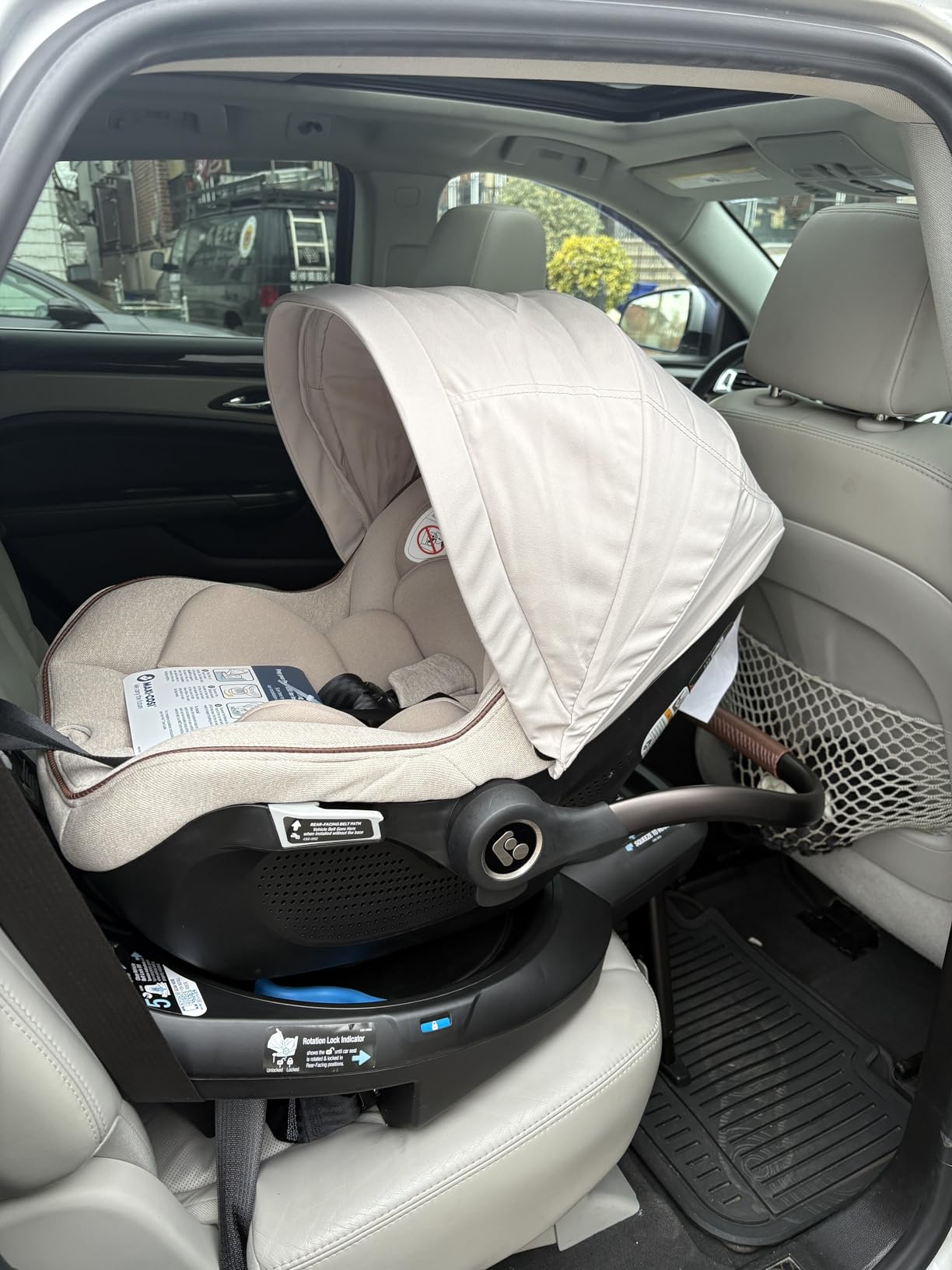 Maxi-Cosi Peri 180 Rotating Infant Car Seat, Baby Car Seat Rotating Carseat, Desert Wonder customer photo 1