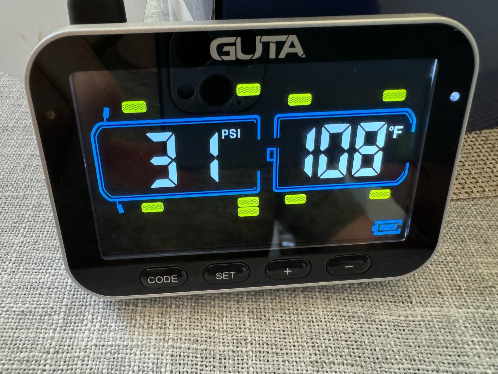 GUTA GT20 Trailer Tire Pressure Monitoring System, TPMS with 4 Sensors customer photo 1