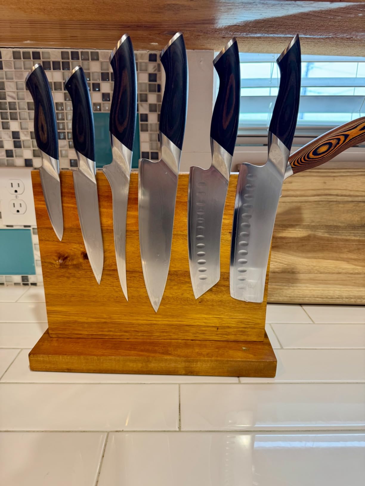 HOSHANHO 7 Inch Nakiri Knife, Ultra Sharp Japanese Kitchen Chef Knife customer photo 2