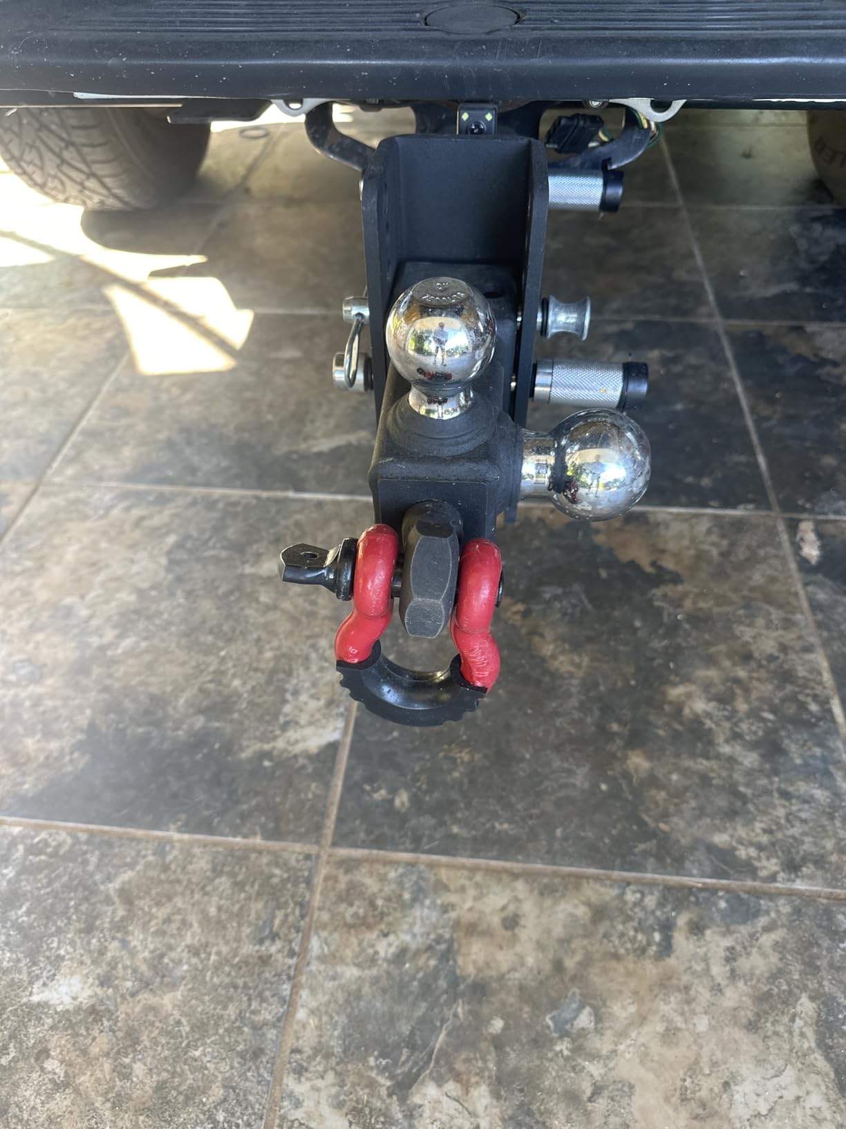 TYT Tri-Ball Hitch Ball Mount for 2-Inch Receiver, 10,000 lbs GTW customer photo 2