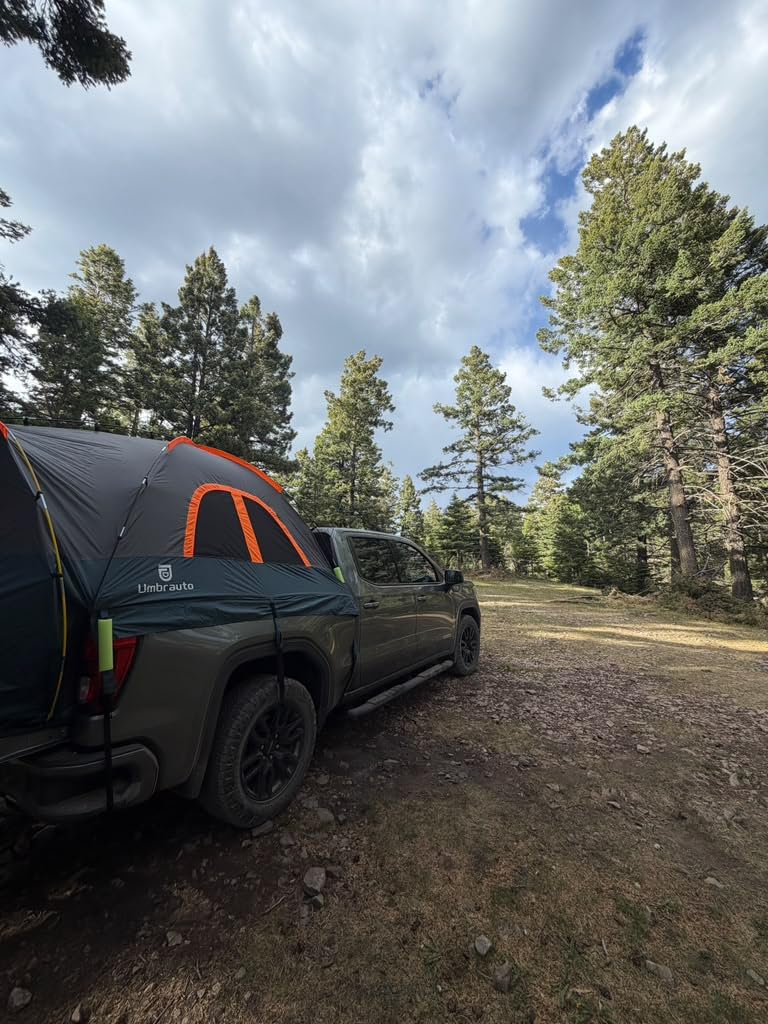 Truck Bed Tent 5.5' ~ 5.8', Upgrade Quick Setup Truck Tent for Camping, 3000mm Waterproof Pickup Truck Tent for 2 Person, Ford, GMC, Toyota, Chevy, Dodge, Nissan customer photo 1
