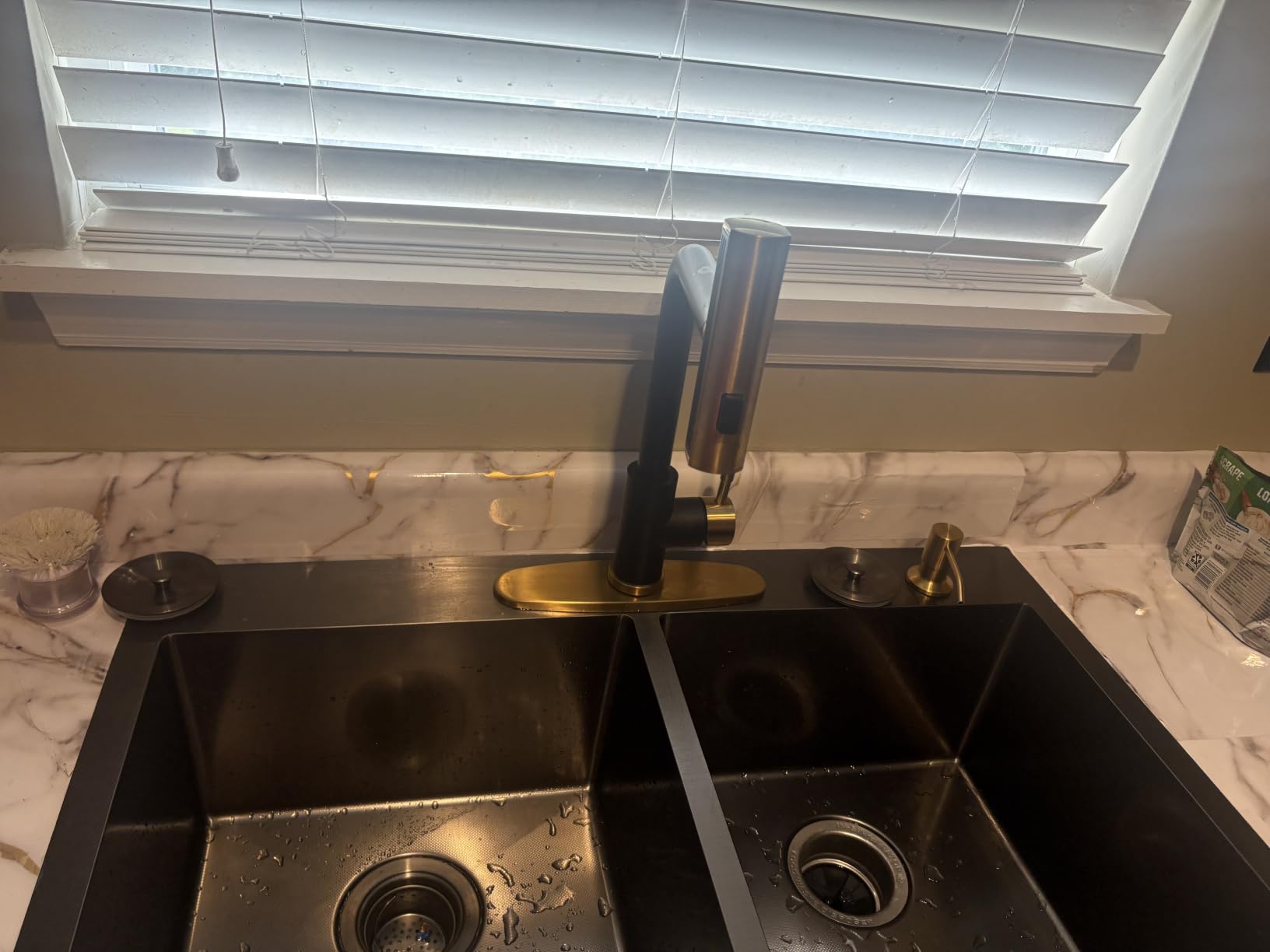 ATTOP 33 Inch Large Double Bowls Drop in Kitchen Sink customer photo 2