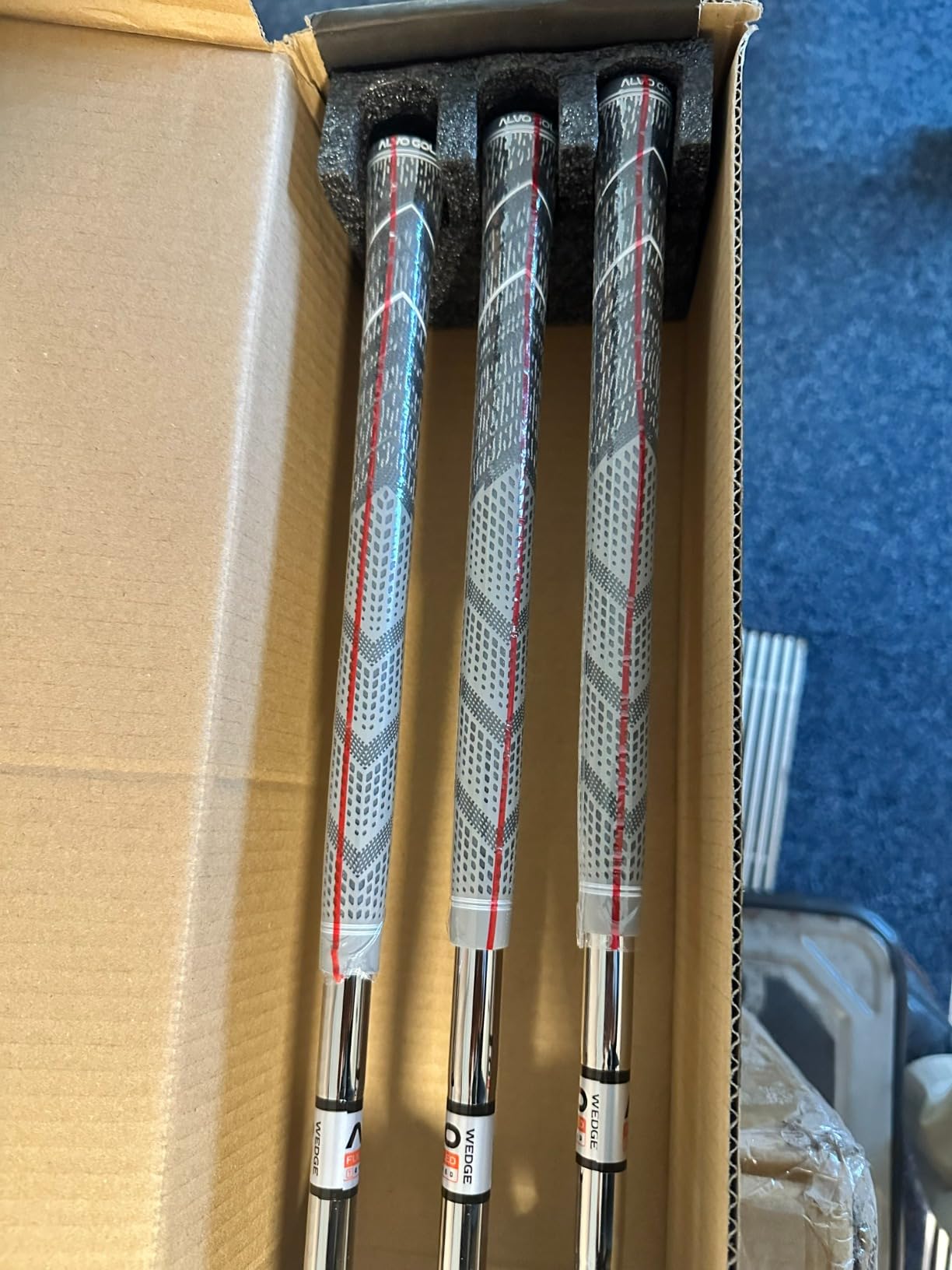ALVO GOLF - Premium Full Face Golf Wedges, Golf Wedge Set and Singles, 3 Wedges 52/56/60/70 Degree,Lob,Gap,Sand Golf Club for Men, Premium Grip, Right Hand, max Spin customer photo 1