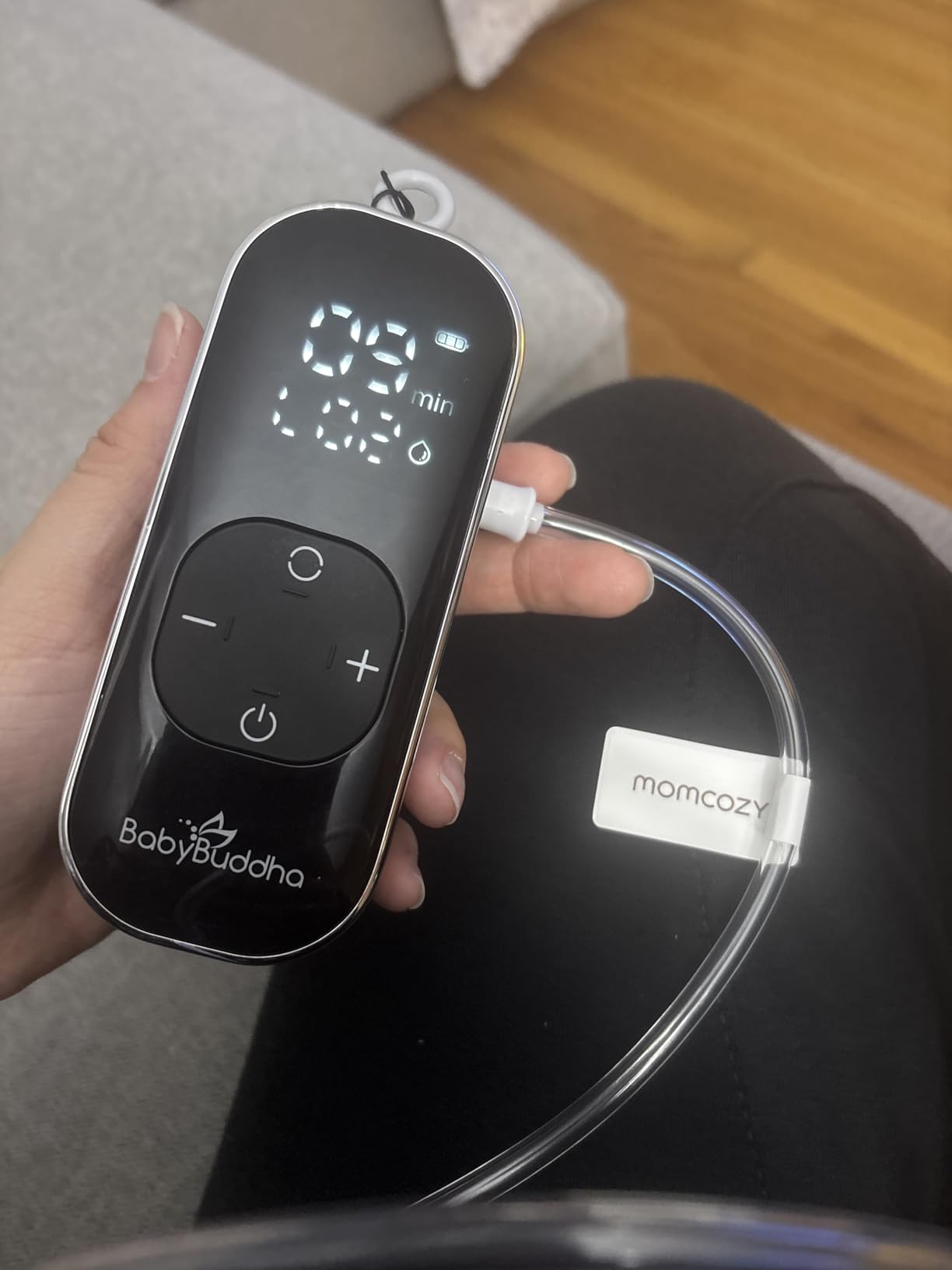 Momcozy V1 Pro Wearable Breast Pump, Hospital-Grade Pocket Primary Pump | Hands-Free Portable Pump, Lightweight, Visible Cups,Real Milk Removal customer photo 2