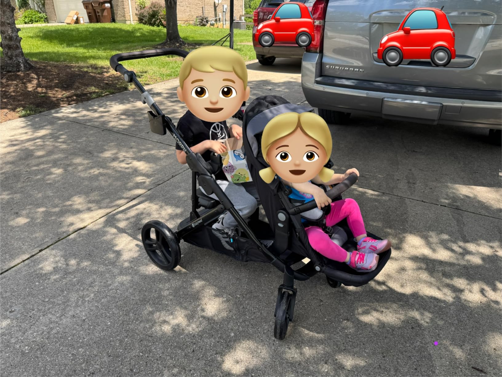 Baby Trend Morph Single to Double Modular Stroller, Dash Black customer photo 2