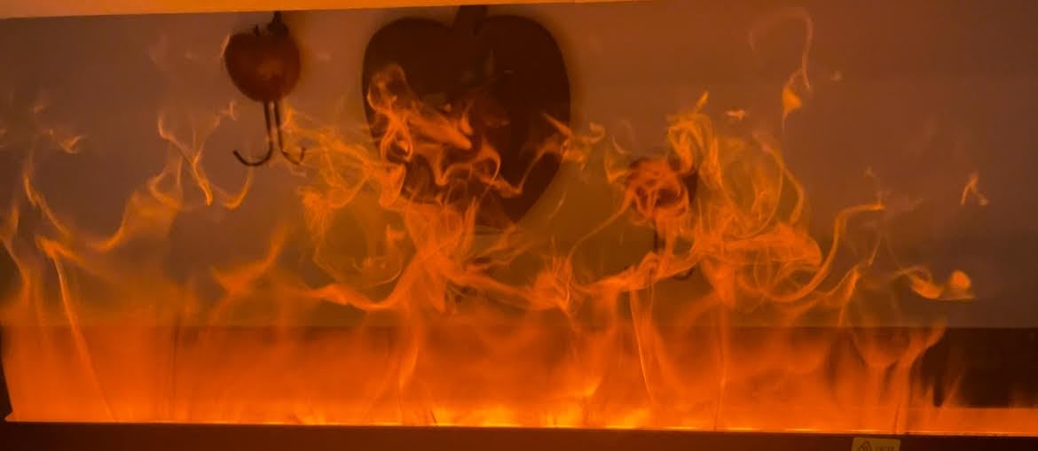 31.5 inch Water Vapor Fireplace 3D Atomized Flame Dimmable,Recessed Electric Steam Fireplace with Remote Control,Water Control,Cracking Sound & 5ft Power Cords customer photo 2