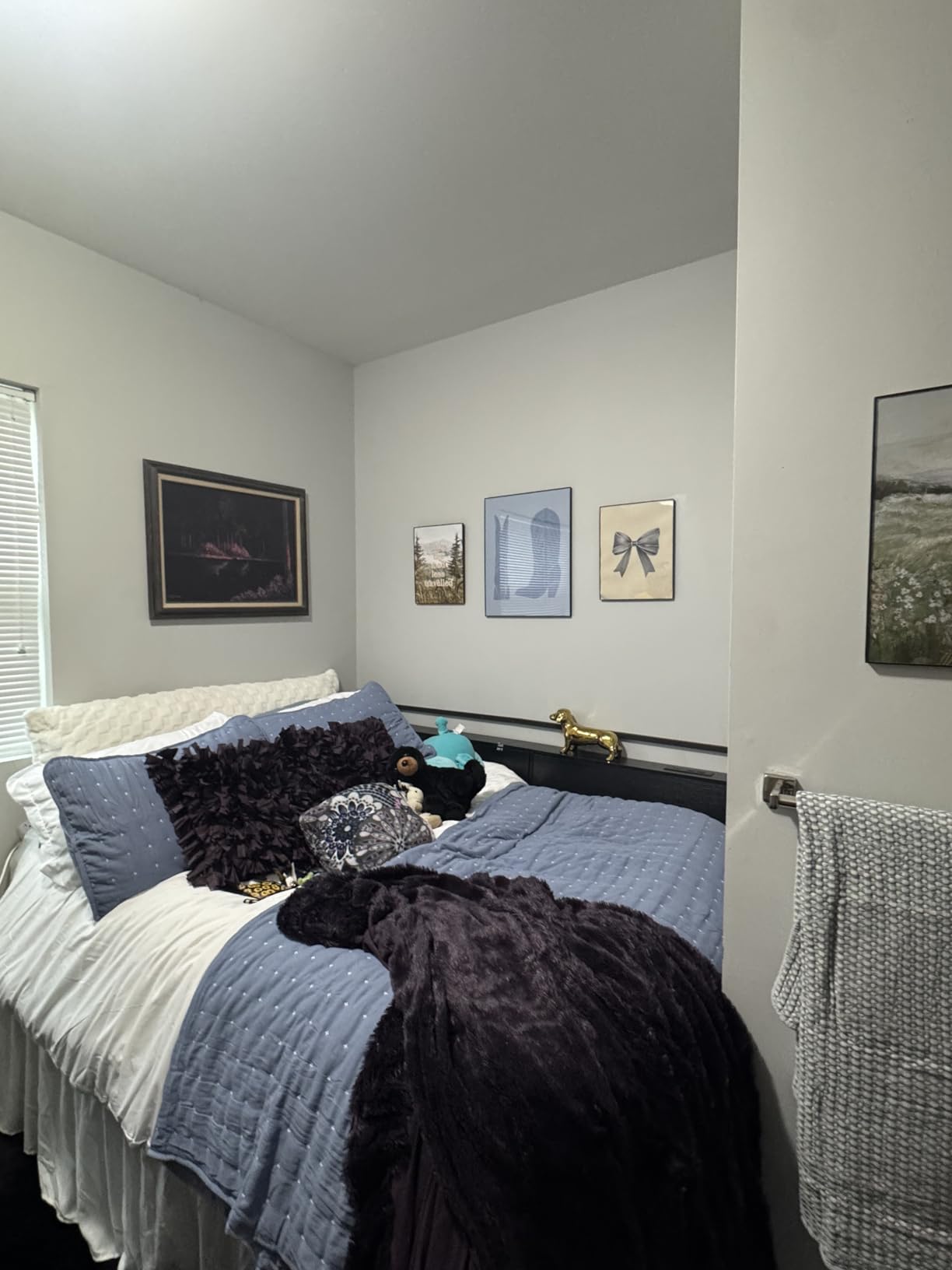 MAHANCRIS Headboard Queen Size with 2 Power Strips and Flip Door Storage customer photo 2