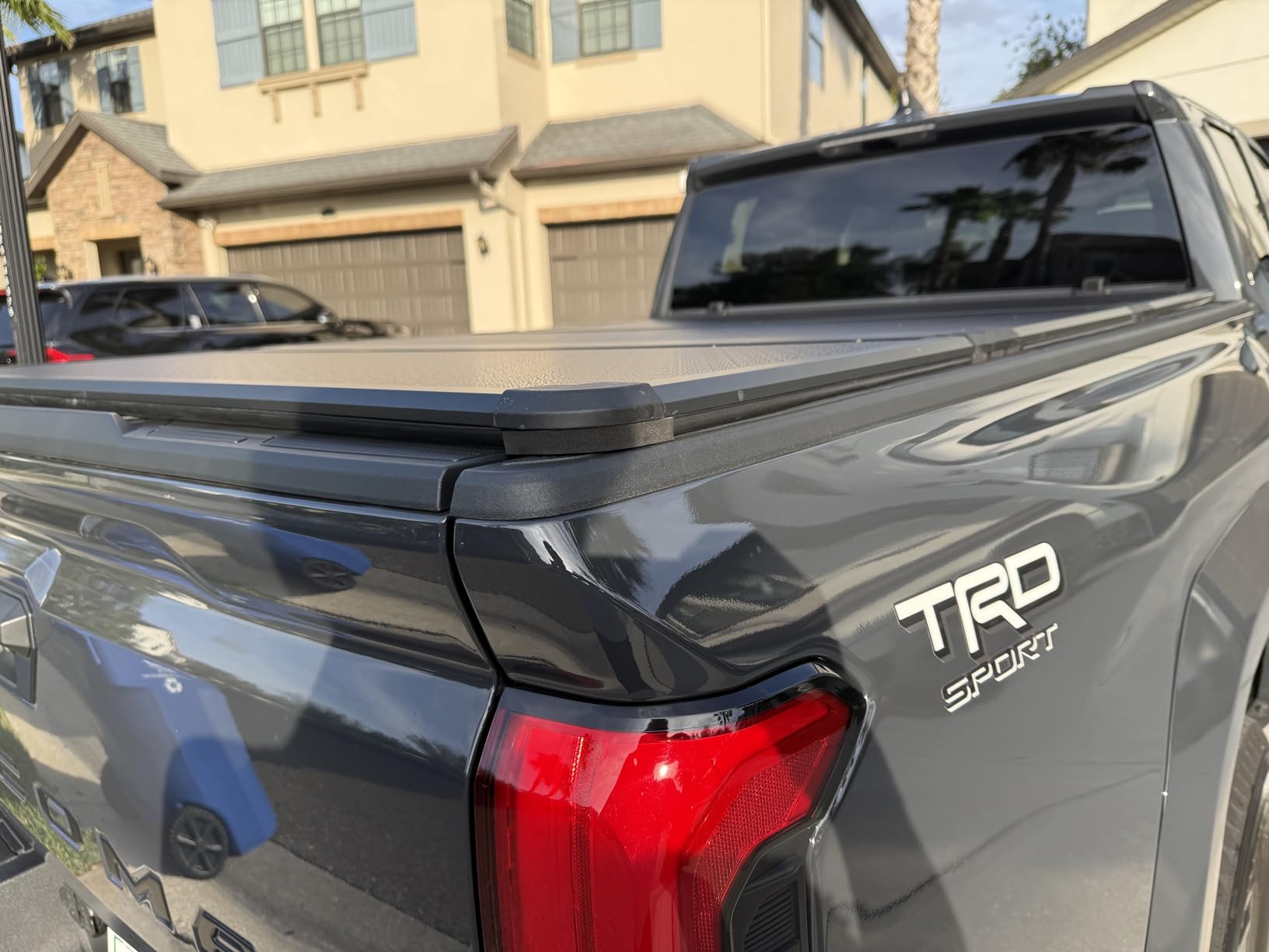 AUTOSAVER88 FRP Hard Tri-Fold Tonneau Cover for 2024-2026 Toyota Tacoma 5ft customer photo 2